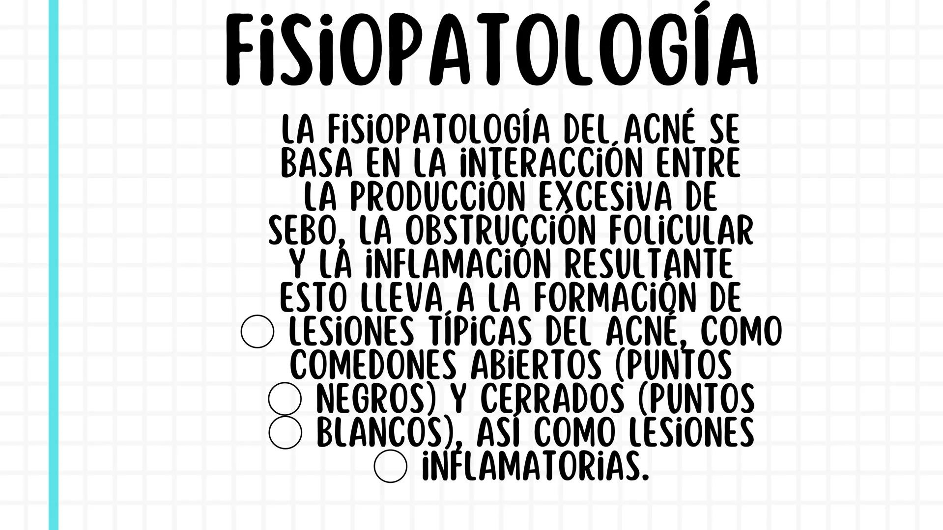 # ACNE # DEFINICION
El acné es una enfermedad
inflamatoria crónica de la piel
que afecta principalmente
a las glándulas sebáceas
* carac
