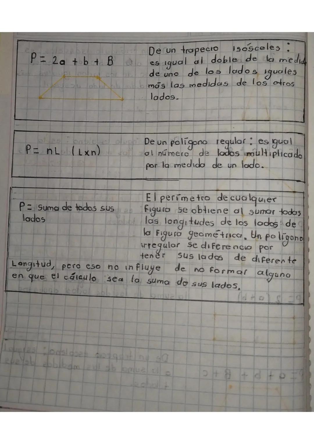 # Formulas
- Para expresar en forma abreviada la manera de
optener el perímetro o el área de una superficie, o
bien el area o el volumen de