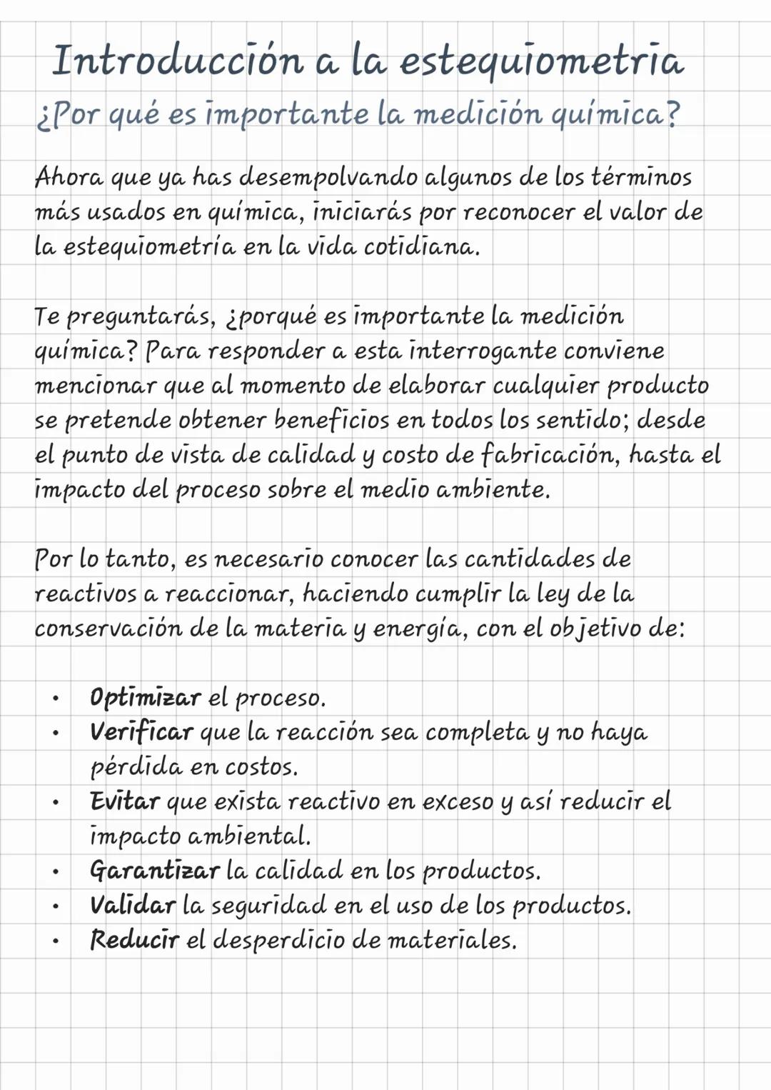 Interacciones
químicas vz Bloque I
¿Cómo se cuantifica una reacción química y qué factores la
afectan?
1. 1 Introducción a la estequiomet