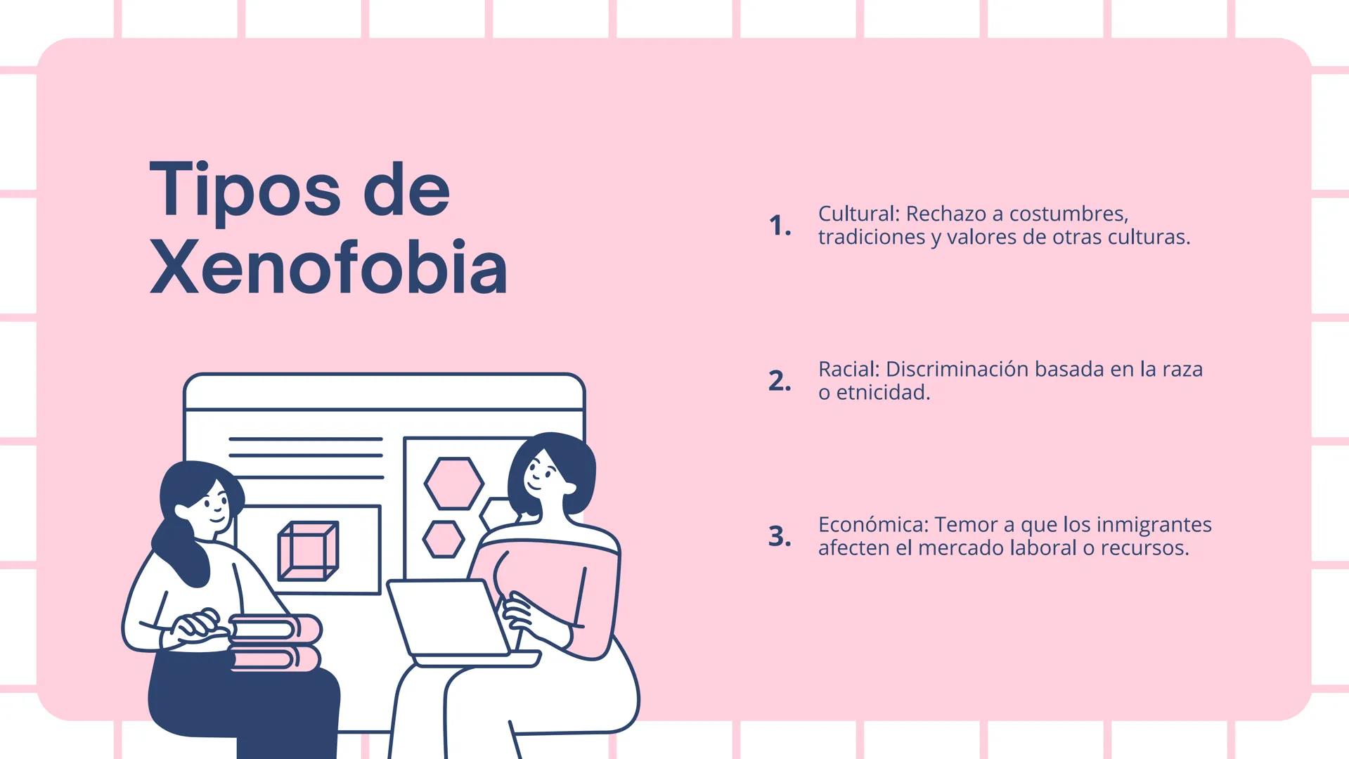 Xenofobia:
Entendiendo
el Miedo al
Otro
Trabajo grupal | Formacion & Etica Definición:
Xenofobia: Miedo, desconfianza o rechazo
hacia person