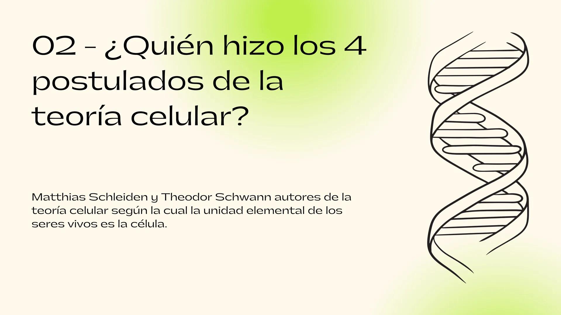 Equipo 2
Teoría
celular
Biología I 01 - Definición
La teoría celular es un principio fundamental
en biología y medicina que establece que