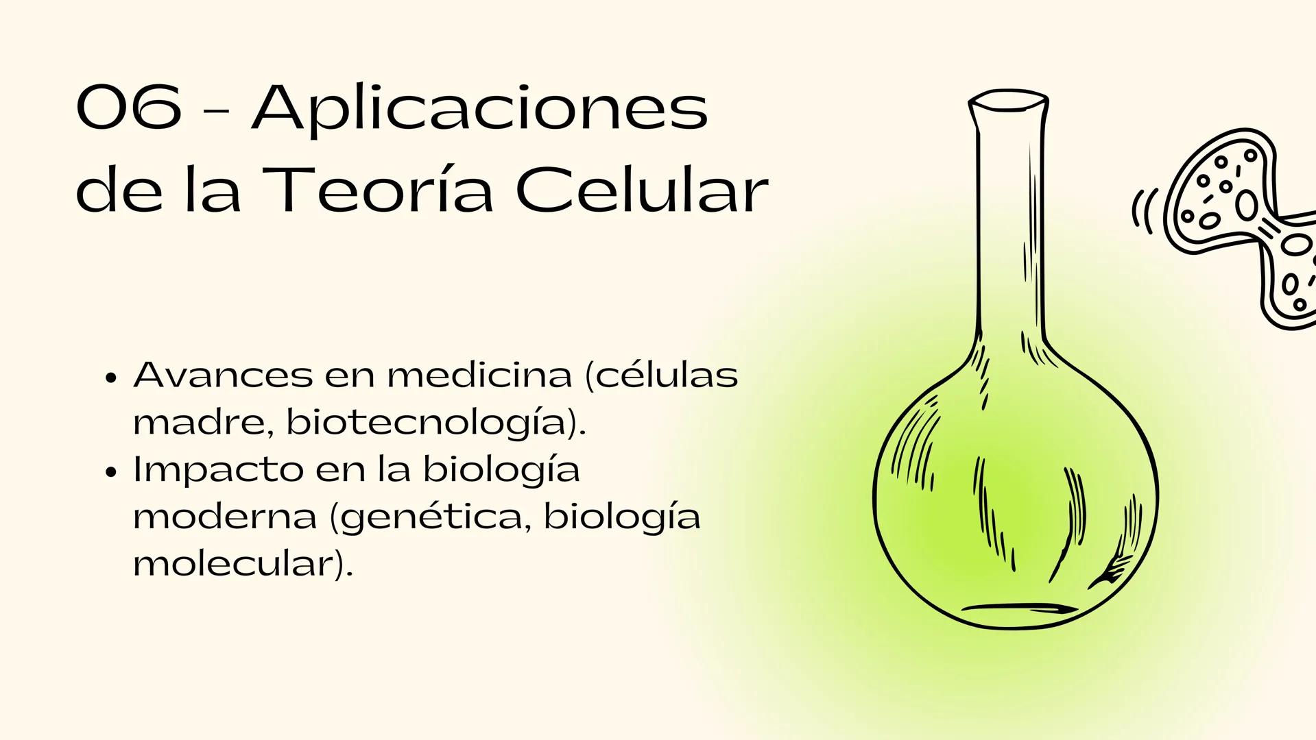 Equipo 2
Teoría
celular
Biología I 01 - Definición
La teoría celular es un principio fundamental
en biología y medicina que establece que