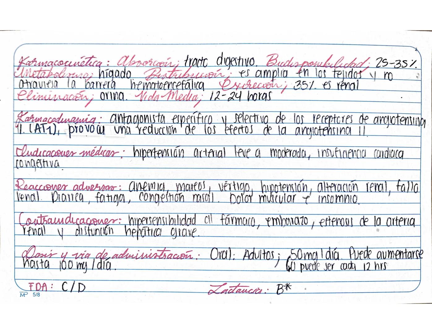 Huesca mañon Alison
• Antihipertensivos
Inhibidores de la emcuma convertidora de angiotensina
MP 5/8
4.1 Farmacocinética:
-Abiorción; in e
