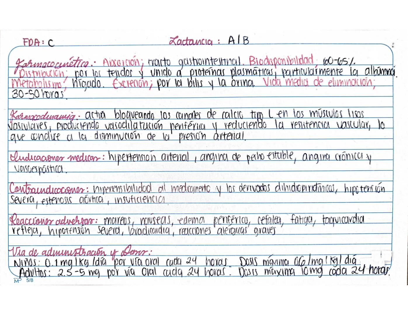 Huesca mañon Alison
• Antihipertensivos
Inhibidores de la emcuma convertidora de angiotensina
MP 5/8
4.1 Farmacocinética:
-Abiorción; in e