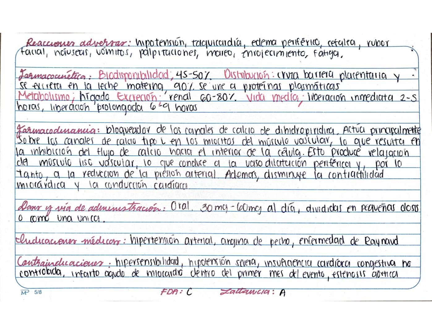 Huesca mañon Alison
• Antihipertensivos
Inhibidores de la emcuma convertidora de angiotensina
MP 5/8
4.1 Farmacocinética:
-Abiorción; in e
