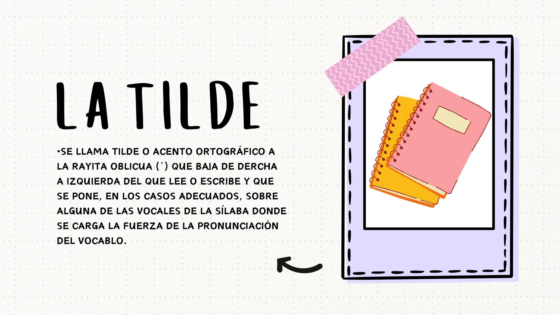 REGLAS DE
ACENTUACIÓN
VOOKTACORA EL ACENTO
•SE DENOMINA AENTOA LA MAYOR FUERZA DE
PRONUNCIACIÓN QUE SE CARGA SOBRE UNA
SÍLABA DE LA PALABRA.