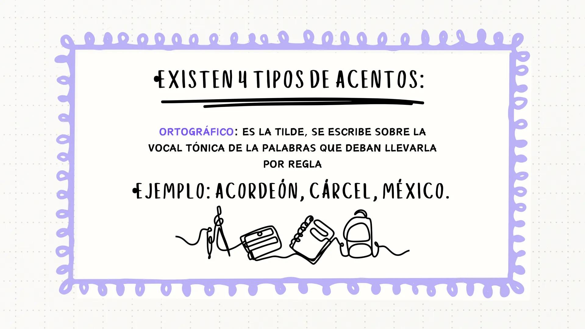 REGLAS DE
ACENTUACIÓN
VOOKTACORA EL ACENTO
•SE DENOMINA AENTOA LA MAYOR FUERZA DE
PRONUNCIACIÓN QUE SE CARGA SOBRE UNA
SÍLABA DE LA PALABRA.