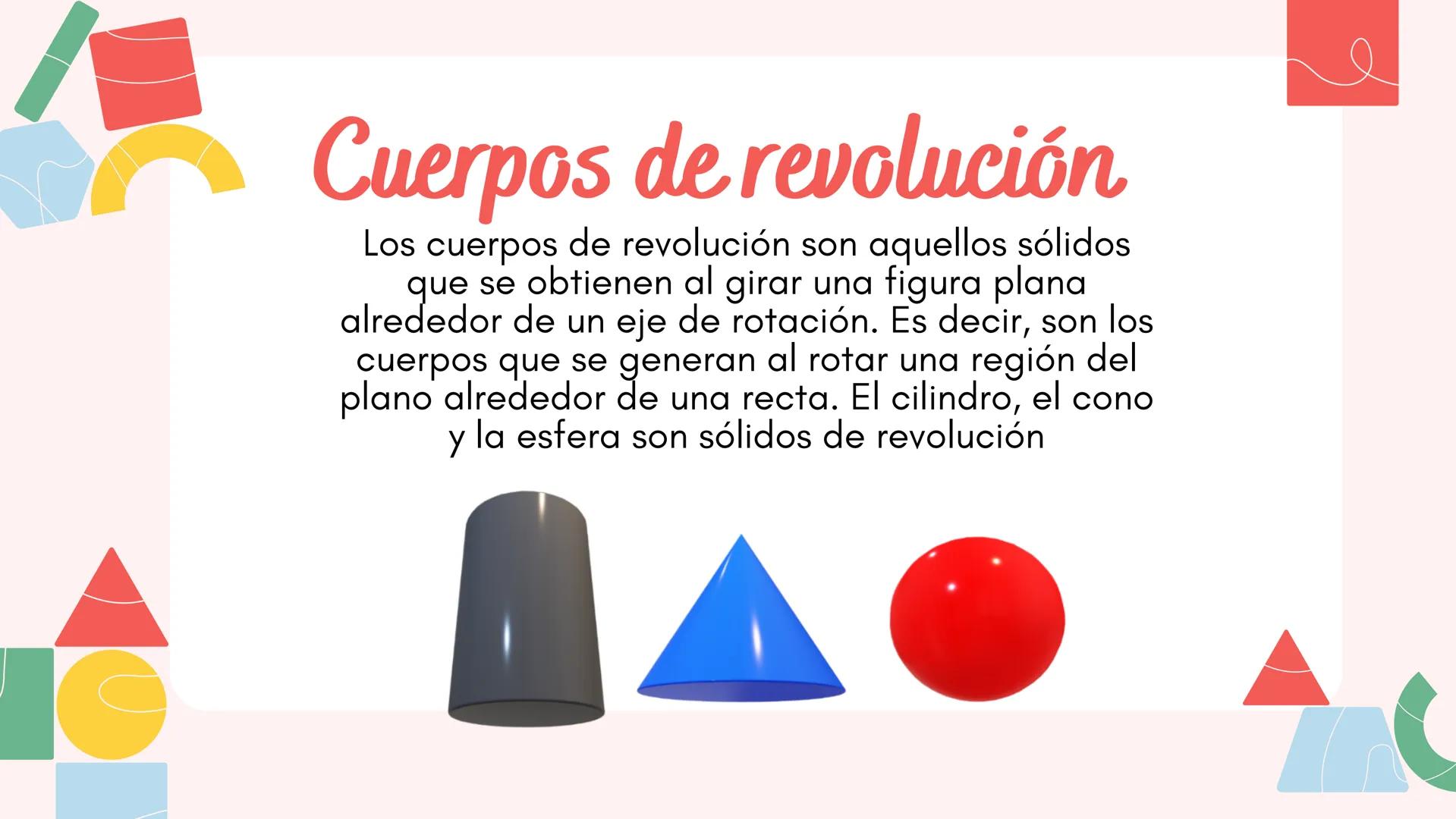 # Cuerpos
# Geométricos # Clasificación de los
cuerpos geometricos
Los cuerpos geométricos
se dividen en dos grandes
grupos, los poliedros,