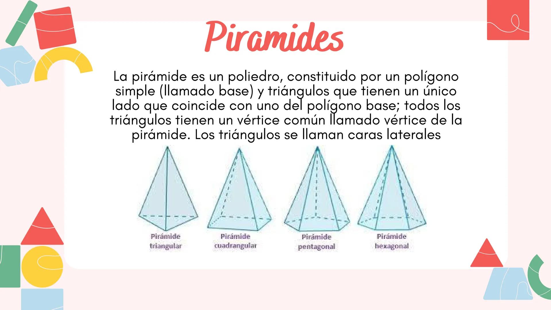 # Cuerpos
# Geométricos # Clasificación de los
cuerpos geometricos
Los cuerpos geométricos
se dividen en dos grandes
grupos, los poliedros,