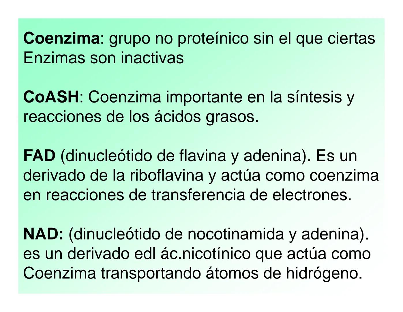 Enzimas .
Enzimas
Proteínas de forma globular
•Aceleran reacciones específicas químicas (10³-10 20)
•Catalizadores biológicos.
Pepsina •Espe