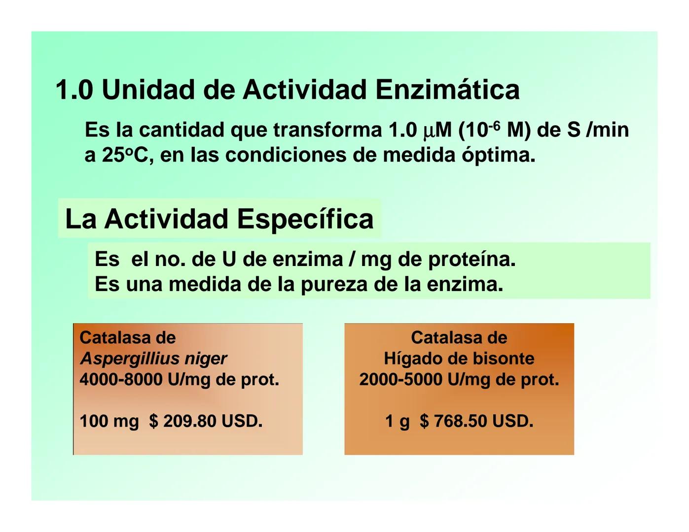 Enzimas .
Enzimas
Proteínas de forma globular
•Aceleran reacciones específicas químicas (10³-10 20)
•Catalizadores biológicos.
Pepsina •Espe