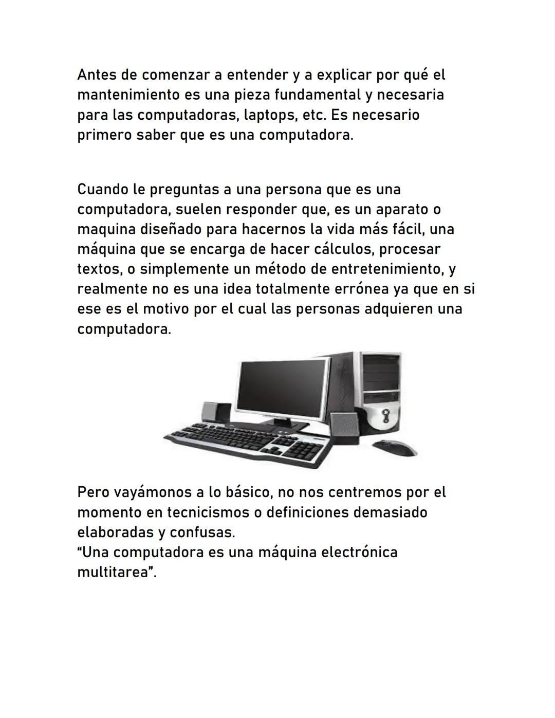 TODO LO QUE DEBES SABER
SOBRE EL MANTENIMIENTO EN
LOS EQUIPOS DE COMPUTO Y
SOBRE ESTOS MISMOS
POR ROMO AVILA ERICK HICE ESTA RECOPILACION/A