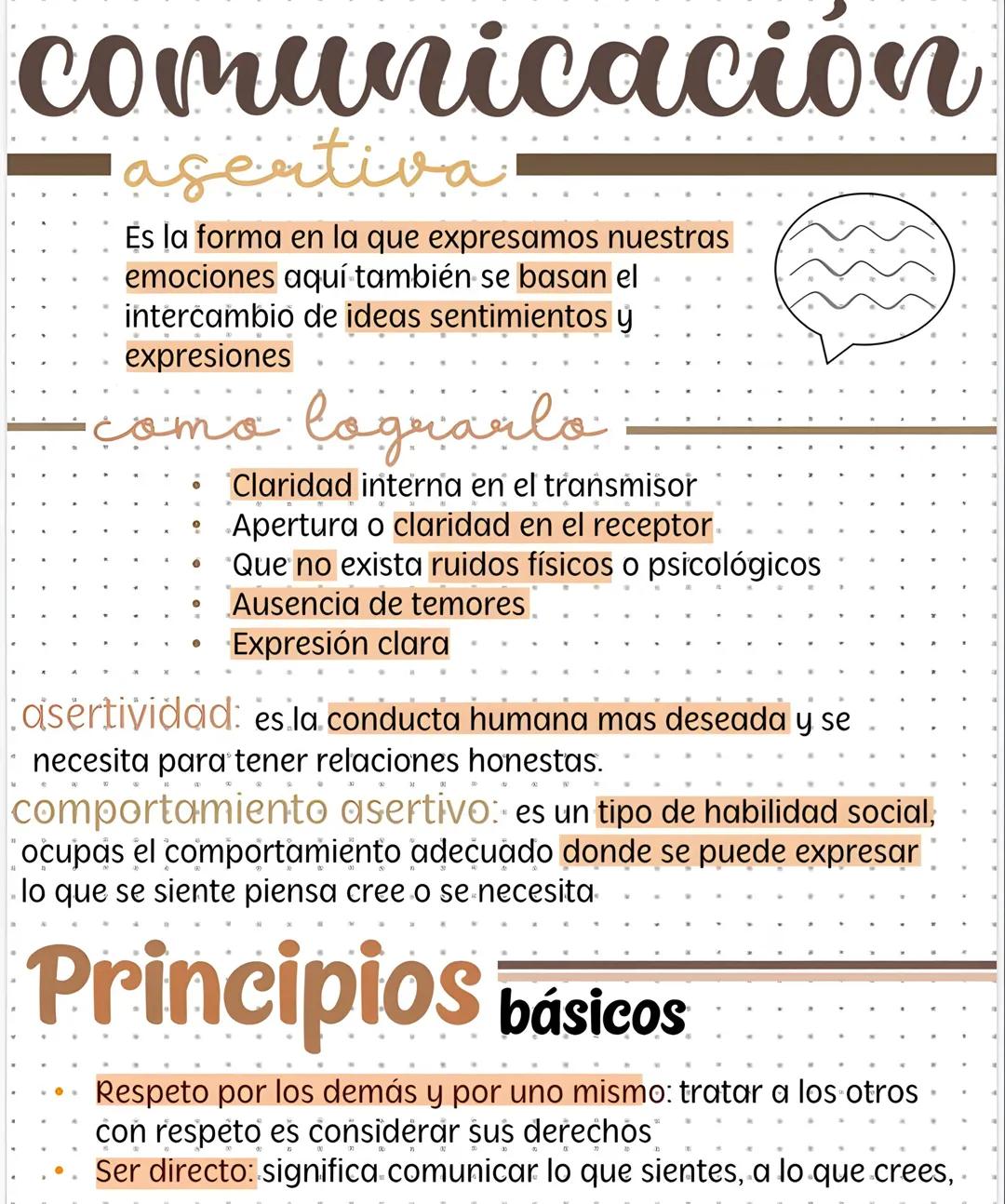 comunicación
Es la forma en la que expresamos nuestras
emociones aquí también se basan el
intercambio de ideas sentimientos y
expresiones