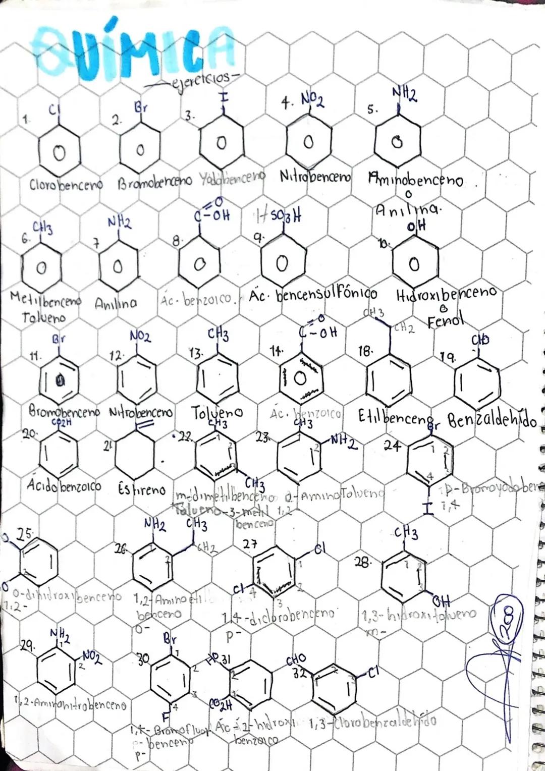 # reglas
# Bencenos
1 Benceno monosaturado. Se nombra primero el radical y tiene terminacion de Benceno.
CH3
CH2-CH3
Br
C
Metilbencen