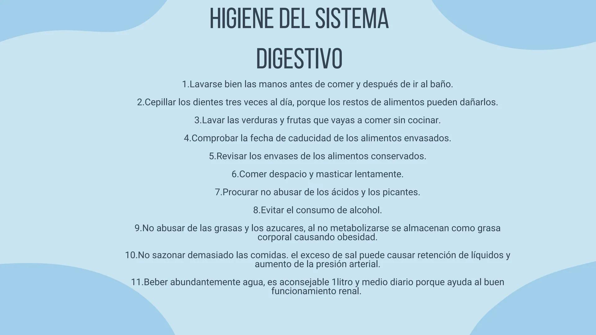 aparato
DIGESTIVO THE DIGESTIVE SYSTEM
El aparato digestivo es el conjunto de órganos
encargados del proceso de la digestión, es decir, la