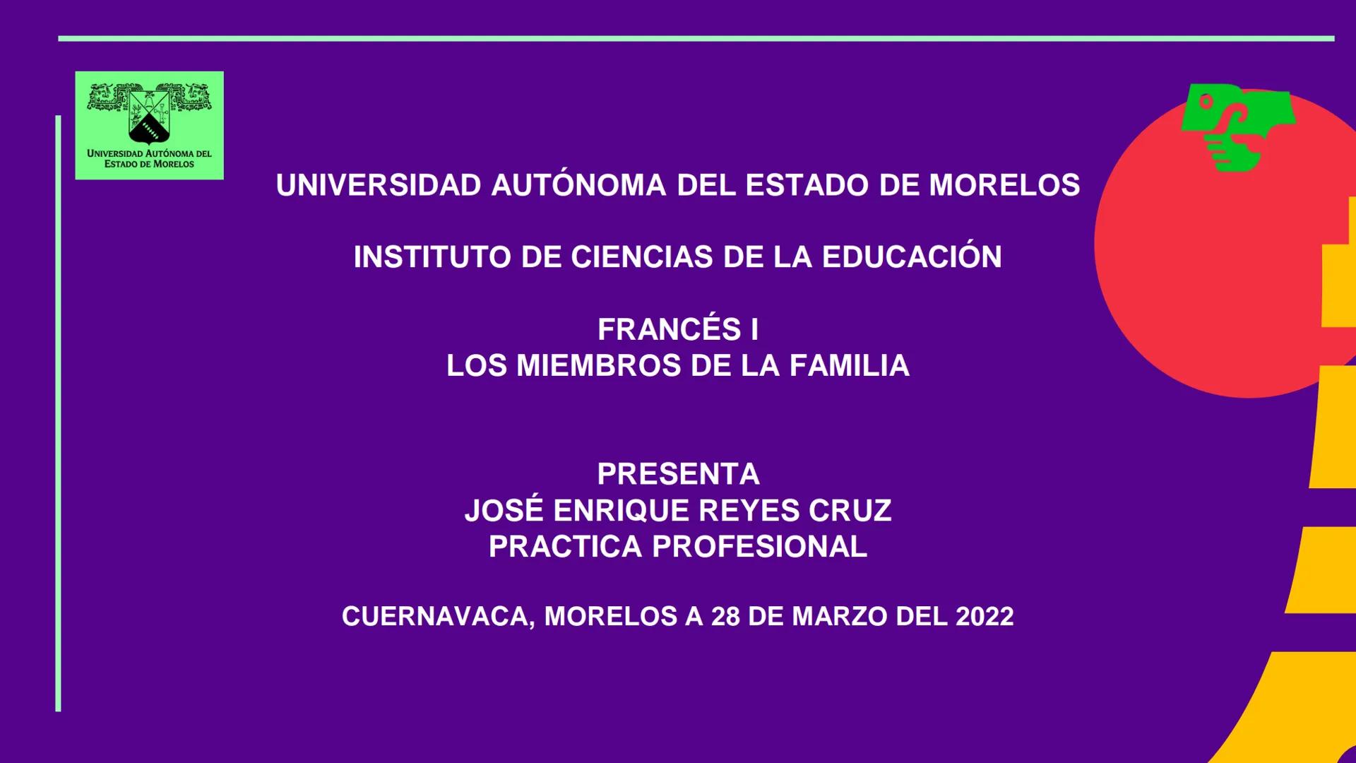 .......
UNIVERSIDAD AUTÓNOMA DEL
ESTADO DE MORELOS
UNIVERSIDAD AUTÓNOMA DEL ESTADO DE MORELOS
INSTITUTO DE CIENCIAS DE LA EDUCACIÓN
FRAN