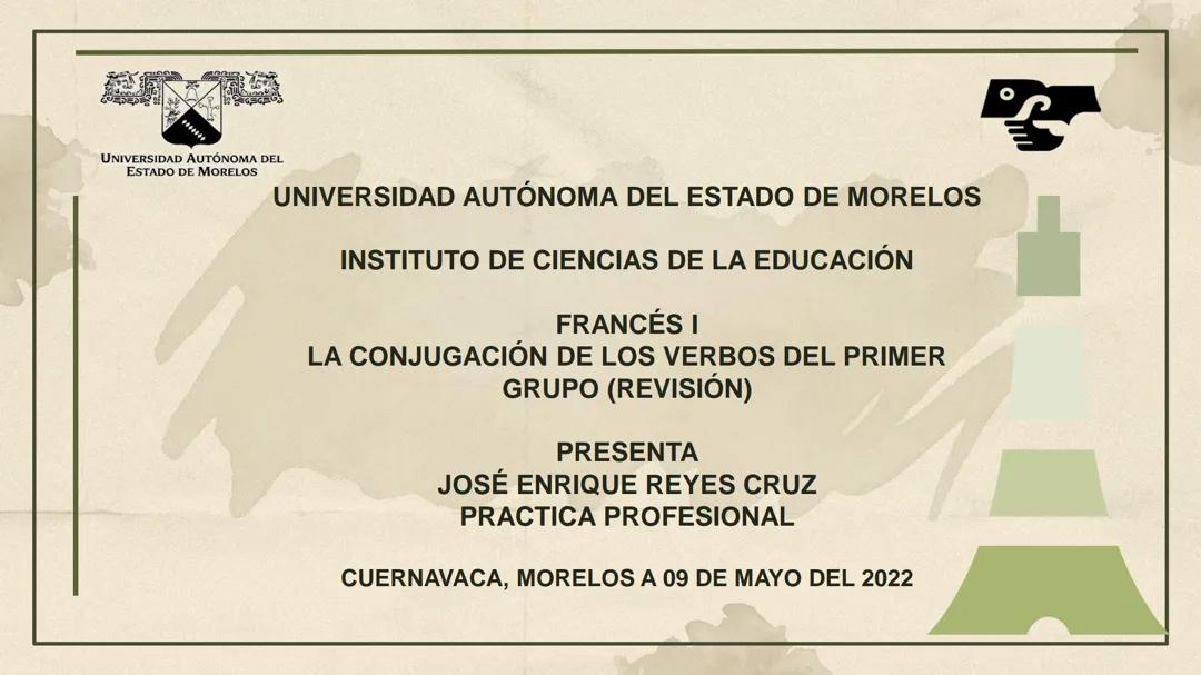 Francés A1 Verbos del 1er Grupo