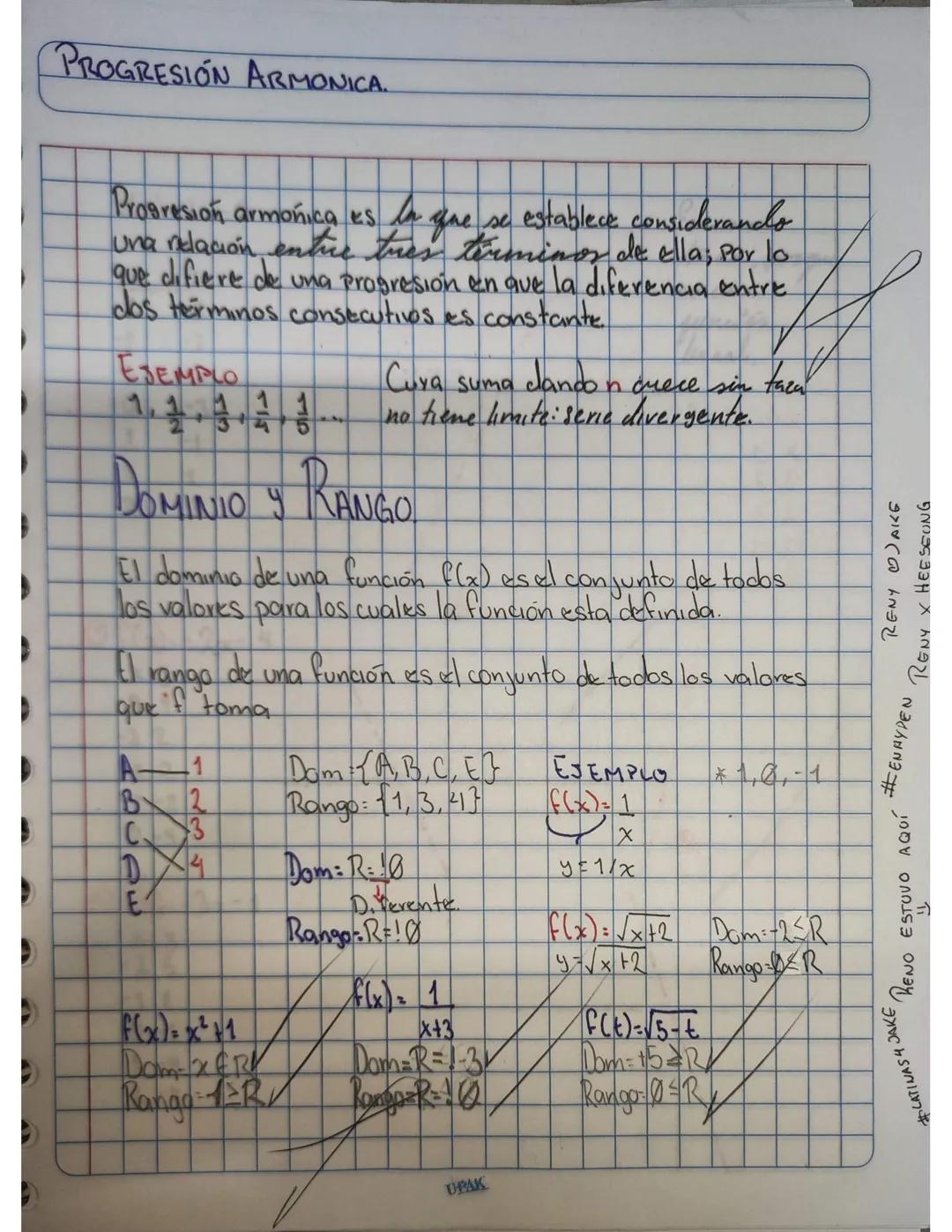 # PROGRESIÓN ARMONICA.
Progresión armonica es lo que se establece considerando
una relación entre tres términos de ella; Por lo
que difiere