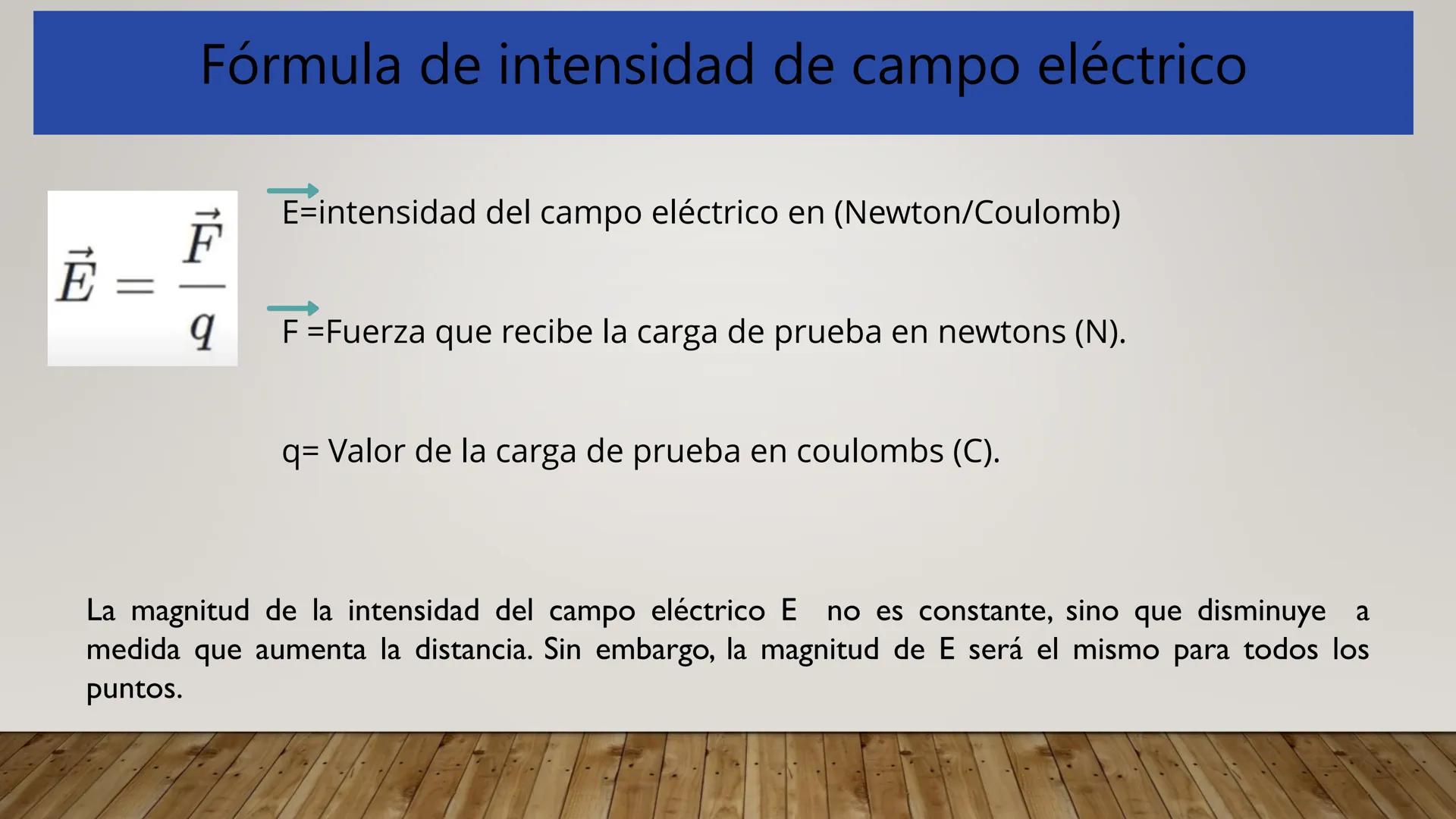 # CAMPO ELECTRICO # ¿Qué es Campo?
Es toda región del espacio donde se aprecia los efectos de una
perturbación producida por un cuerpo que