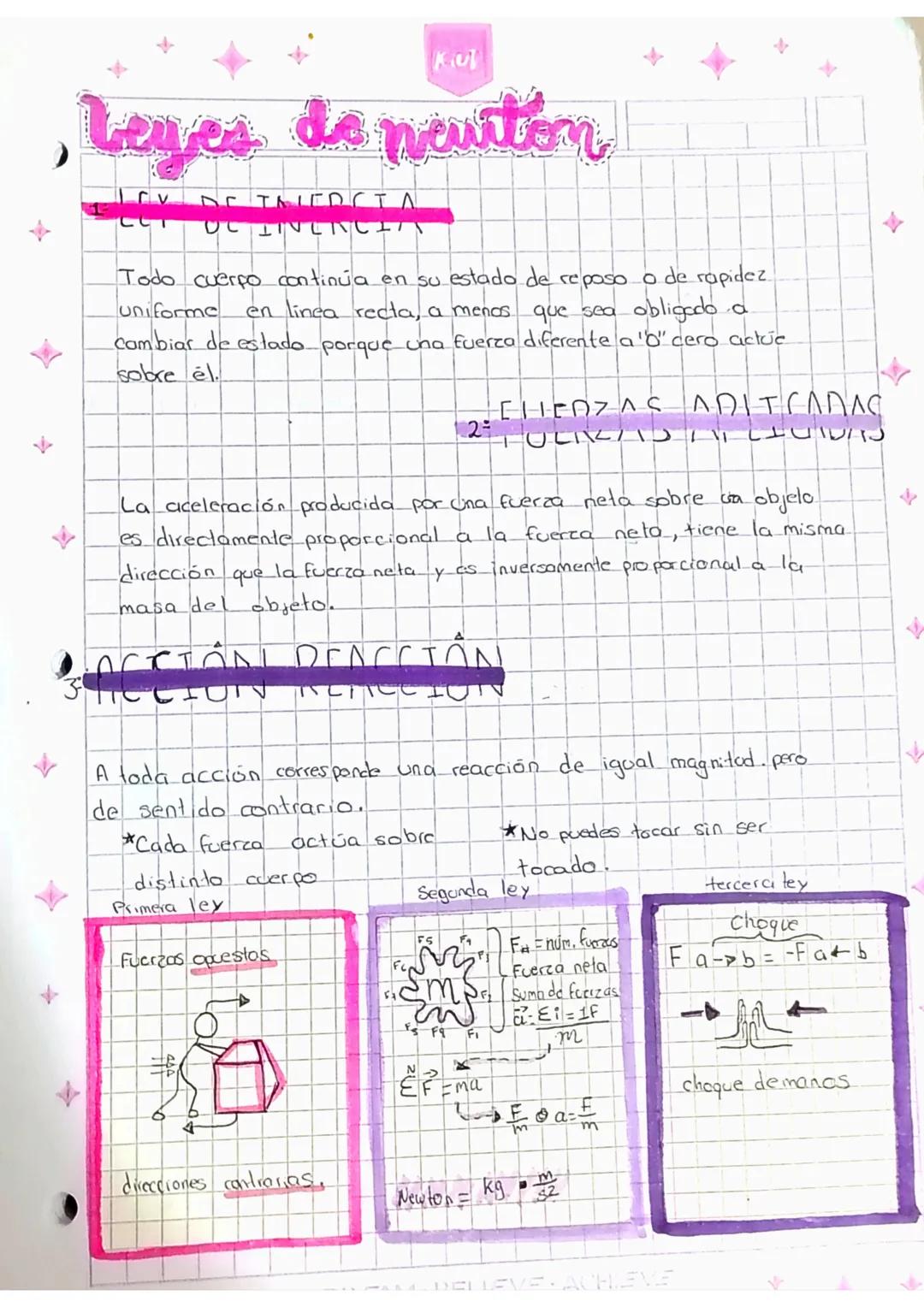 # Leyes de newton
TELEDCTA
Todo cuerpo continúa en su estado de reposo o de rapidez.
uniforme en linea recta, a menos que sea obligado a
c