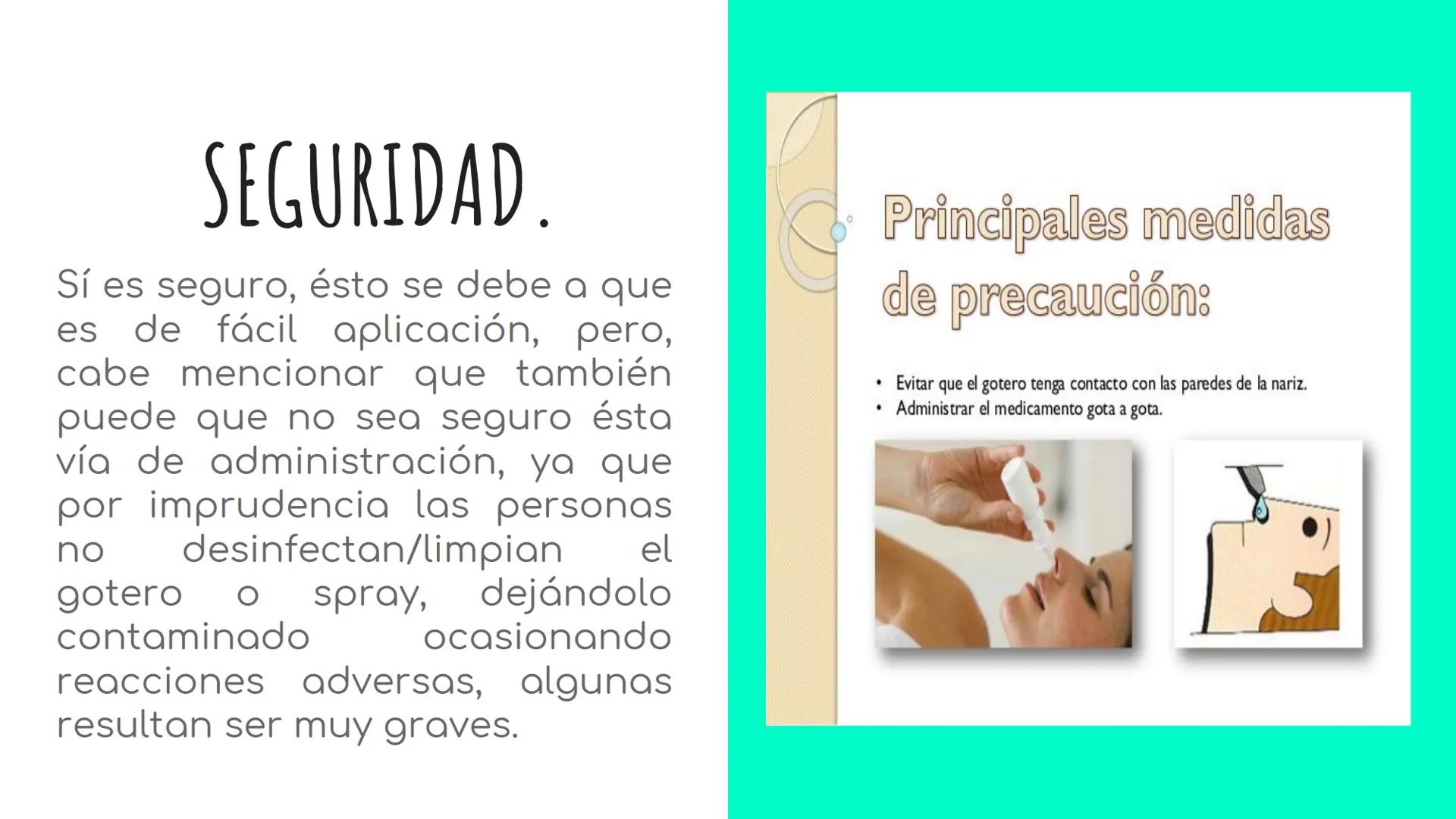 OTRAS VÍAS DE
ADMINISTRACIÓN. VÍA DE ADMINISTRACIÓN
INTRANASAL
PRESENTADO POR:
MONTSERRAT RODRÍGUEZ.
CONNIE RÍOS.
TERESA ZAVALA.
REGINA MORA