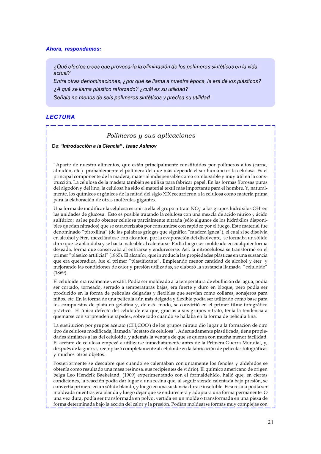 MINISTERIO DE EDUCACIÓN
DINFOCAD/UCAD
DINESST/UDCREES
PLANCAD
SECUNDARIA 2000
CIENCIA, TECNOLOGÍA
Y AMBIENTE
Fascículo Autoinstructivo