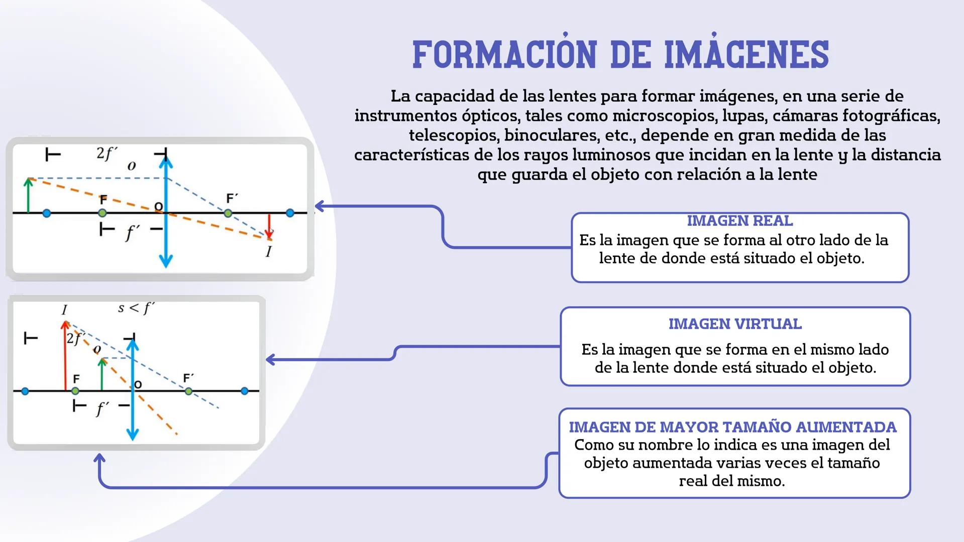 # ÓPTICA
LENTES # ¿QUÉ ES UN
# LENTE?
Se denominan lentes a ciertos aditamentos
transparentes (vidrio, plástico, etc.) que
presentan por lo