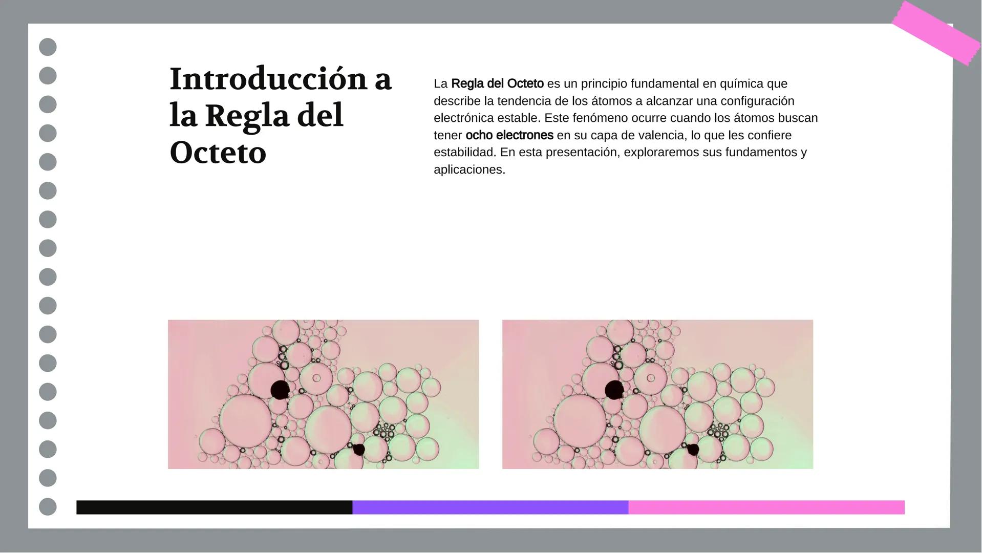 Comprendiendo la Regla
del Octeto: Fundamentos y
Aplicaciones en Química # Comprendiendo la Regla
del Octeto: Fundamentos y
Aplicaciones en