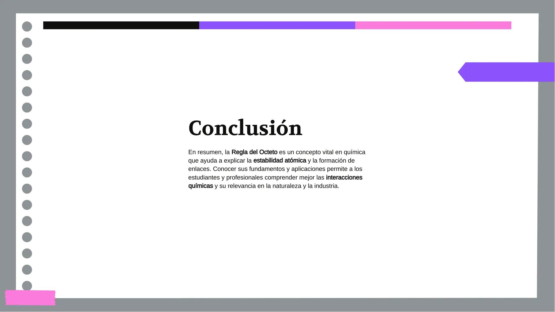 Comprendiendo la Regla
del Octeto: Fundamentos y
Aplicaciones en Química # Comprendiendo la Regla
del Octeto: Fundamentos y
Aplicaciones en