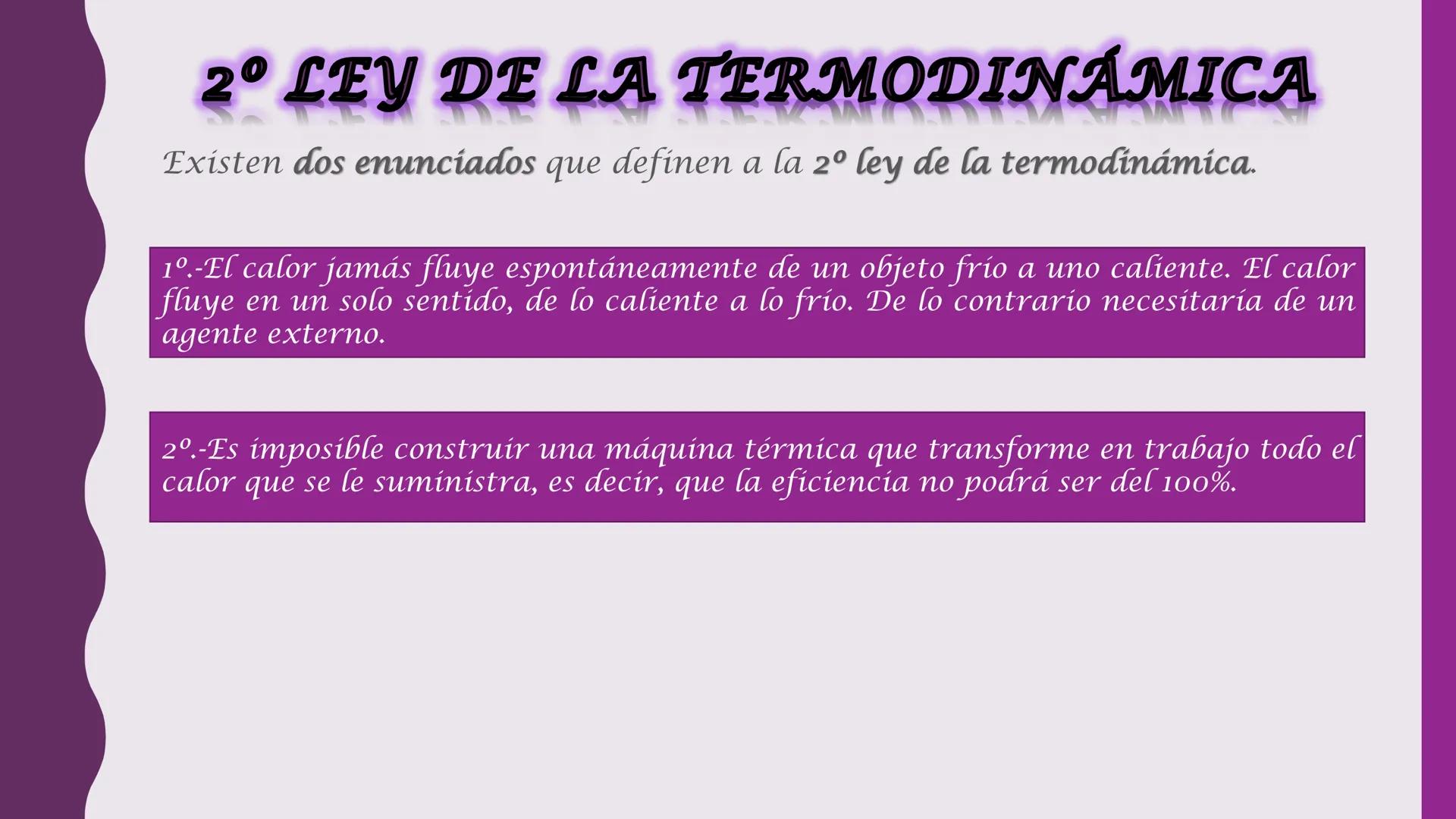 # TERMODINAMICA
Objetivos de aprendizaje
■ Termodinámica
• Sistema
• Pared diatérmica
• Pared Adiabática
• Trabajo Termodinámico
• 1º