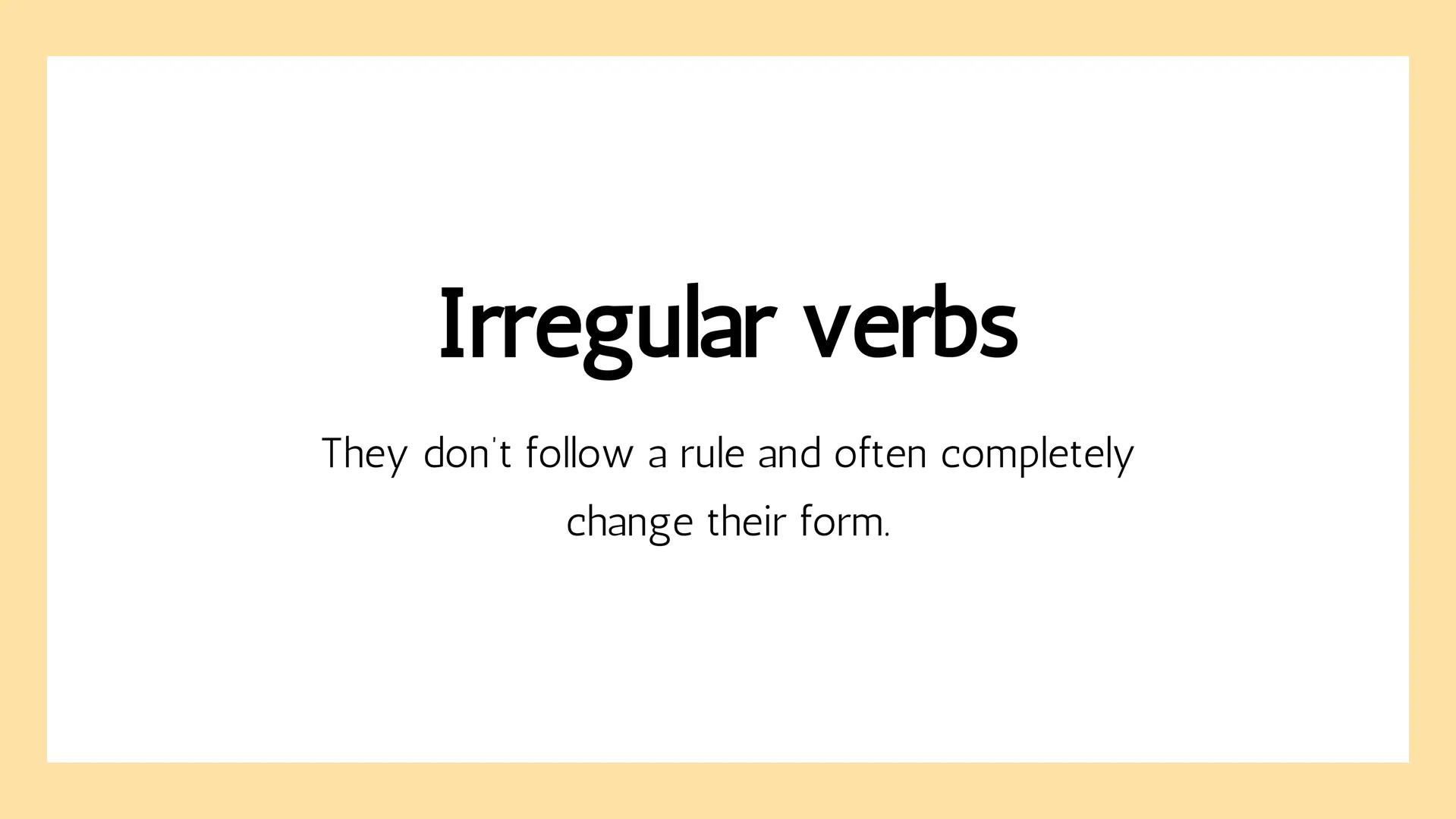 # Past Simple Is a verb tense that expresses situations or actions
that took place in the past, and although they may be
in the recent or di