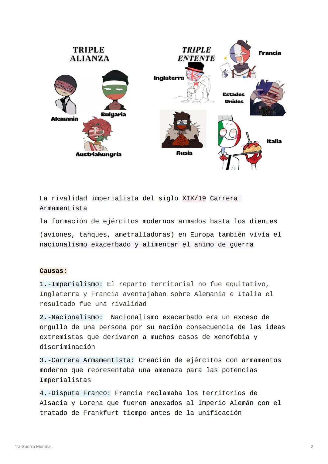 1ra Guerra Mundial.
Americans
Front line Trench,
France
La Primera Guerra Mundial del siglo XX/20 - 28 de Julio de
1914 duración de 4 años