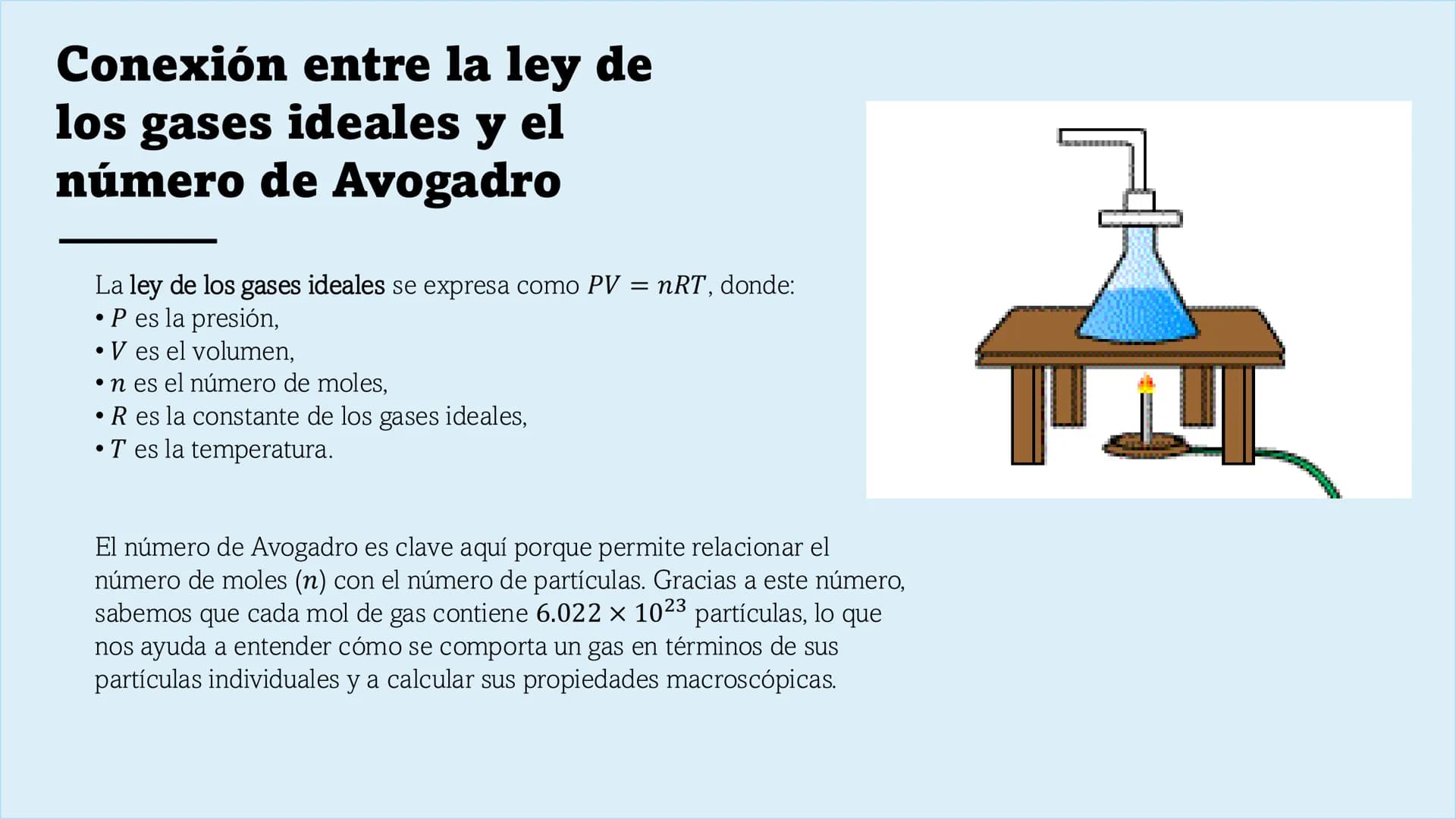 # Ley De LOS
gases IDEALes
y NÚMERO De
AVOgADRO # Ley de los
gases ideales # Modelo Teórico de Gases
La ley de los gases ideales se fun
