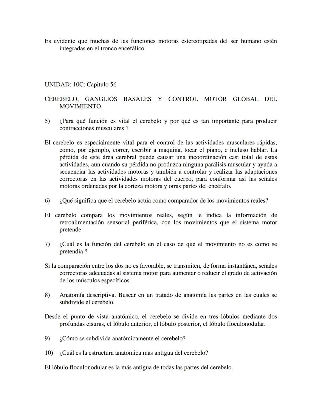 # SISTEMA NERVIOSO II- NEUROFISIOLOGÍA
¿Cual es la importancia de las funciones de la medula espinal? Ejemplos.
su principal función son la