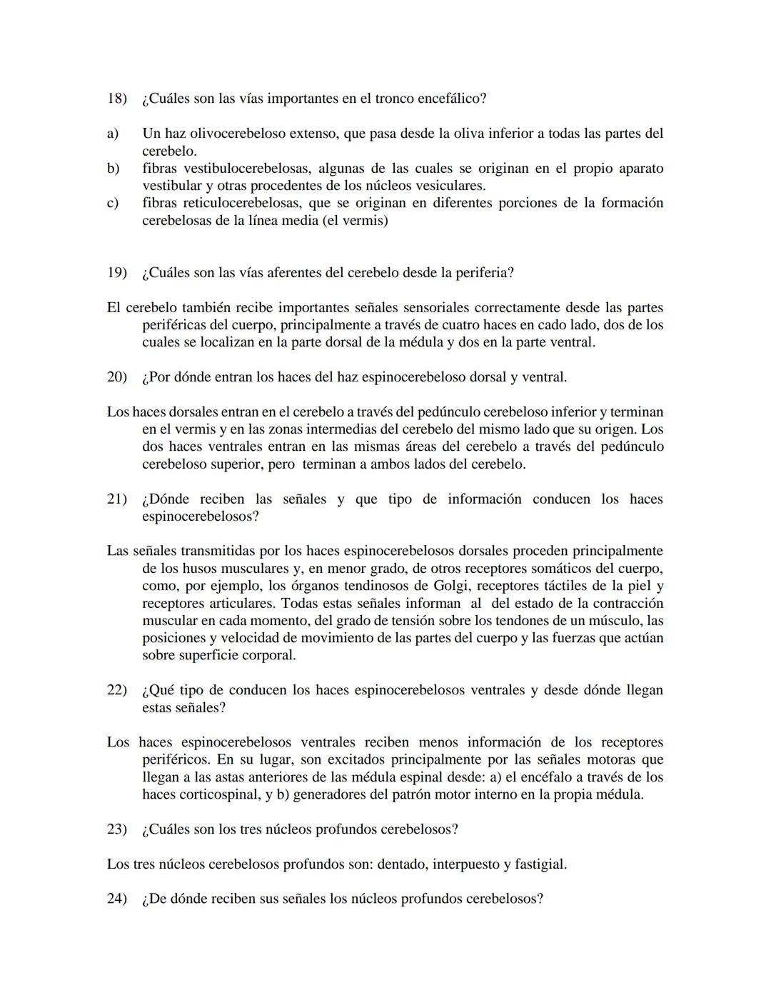 # SISTEMA NERVIOSO II- NEUROFISIOLOGÍA
¿Cual es la importancia de las funciones de la medula espinal? Ejemplos.
su principal función son la