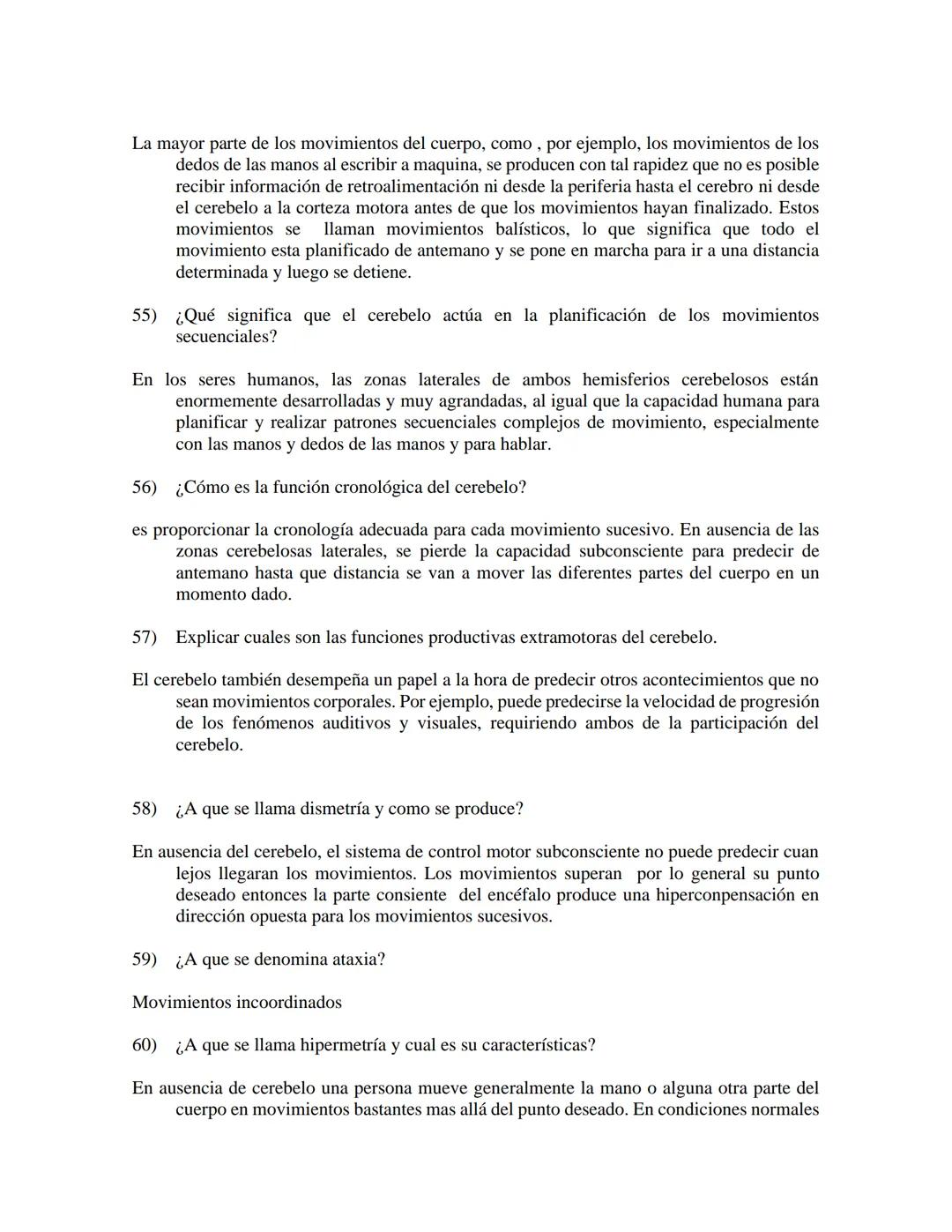# SISTEMA NERVIOSO II- NEUROFISIOLOGÍA
¿Cual es la importancia de las funciones de la medula espinal? Ejemplos.
su principal función son la