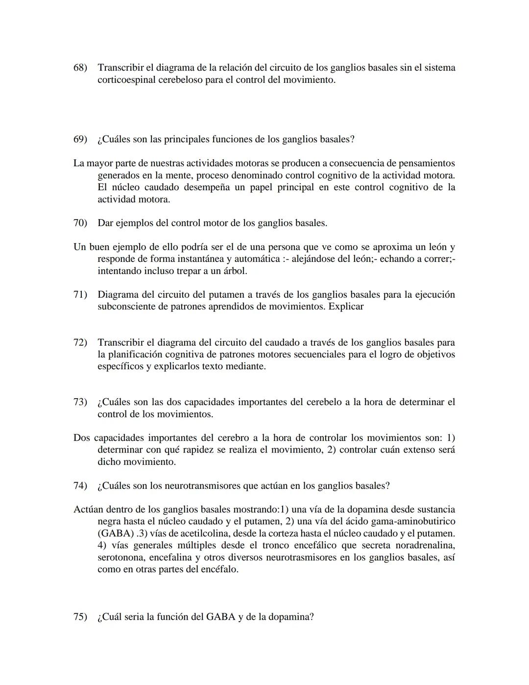# SISTEMA NERVIOSO II- NEUROFISIOLOGÍA
¿Cual es la importancia de las funciones de la medula espinal? Ejemplos.
su principal función son la