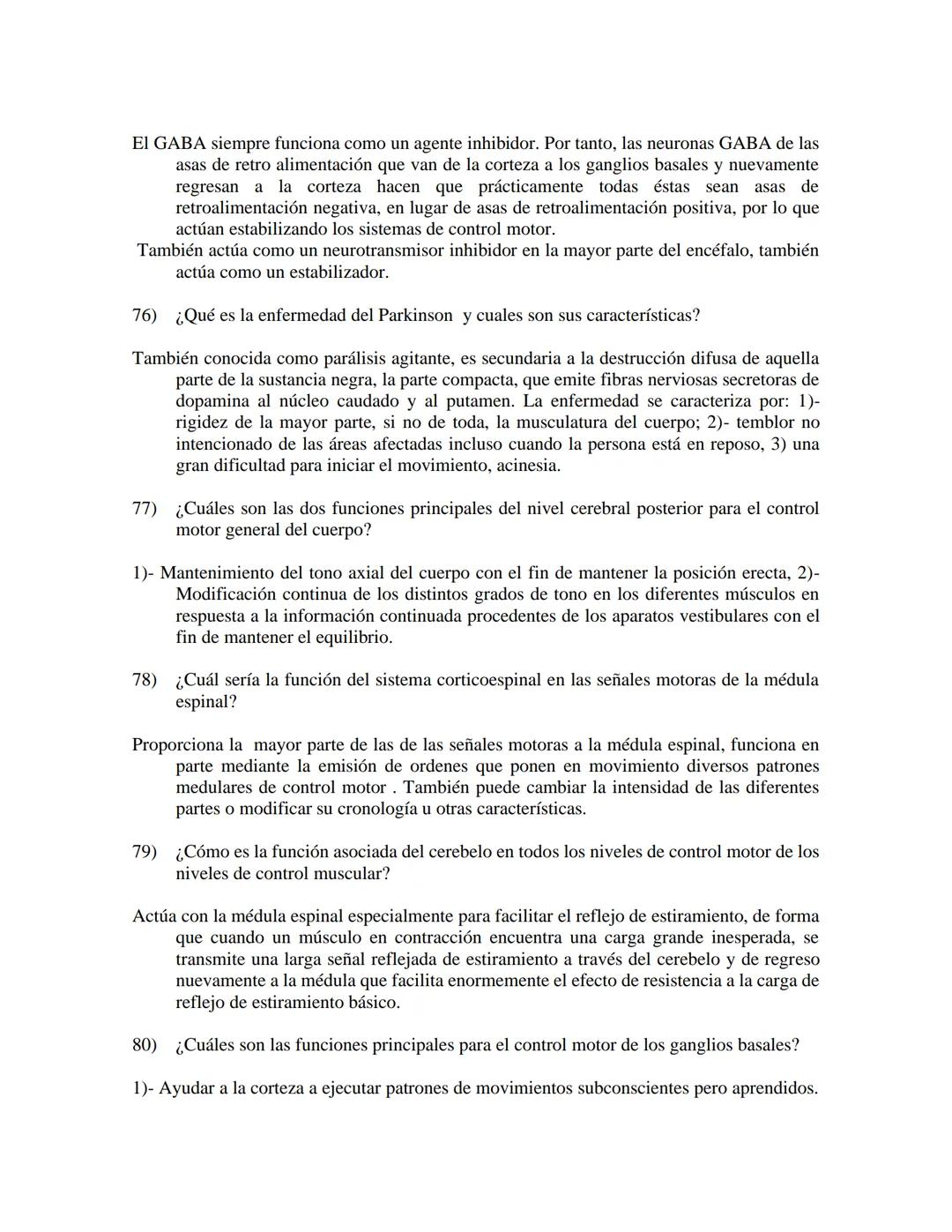 # SISTEMA NERVIOSO II- NEUROFISIOLOGÍA
¿Cual es la importancia de las funciones de la medula espinal? Ejemplos.
su principal función son la