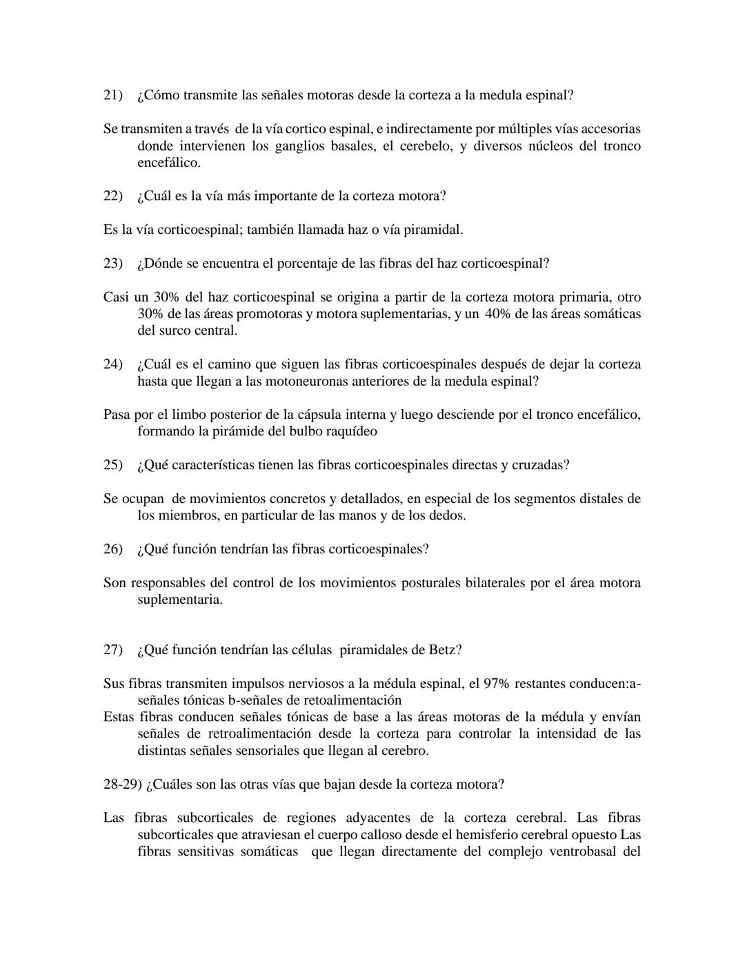 # SISTEMA NERVIOSO II- NEUROFISIOLOGÍA
¿Cual es la importancia de las funciones de la medula espinal? Ejemplos.
su principal función son la