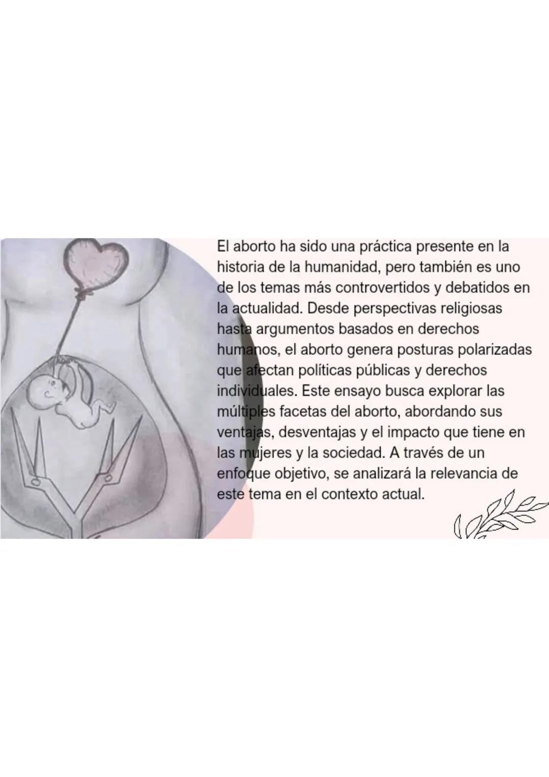 El Aborto: Realidades y
Perspectivas
Autor: Alondra Arleth Martínez chapuz
• Fecha:16/11/24
Institución:Colegio de estudios científicos
tecn