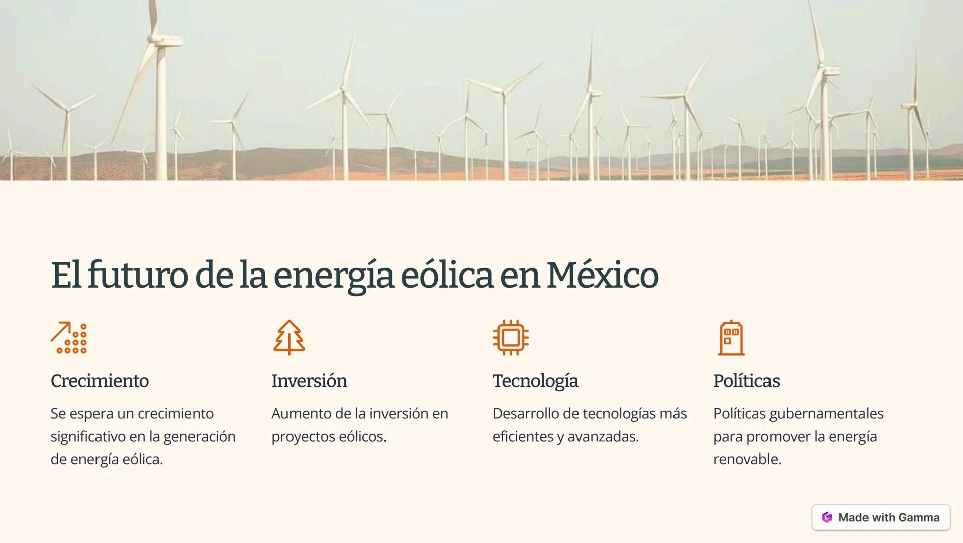 # La energía eólica: una
fuente de energía
renovable
La energía eólica es una fuente de energía renovable que aprovecha la fuerza
del vient