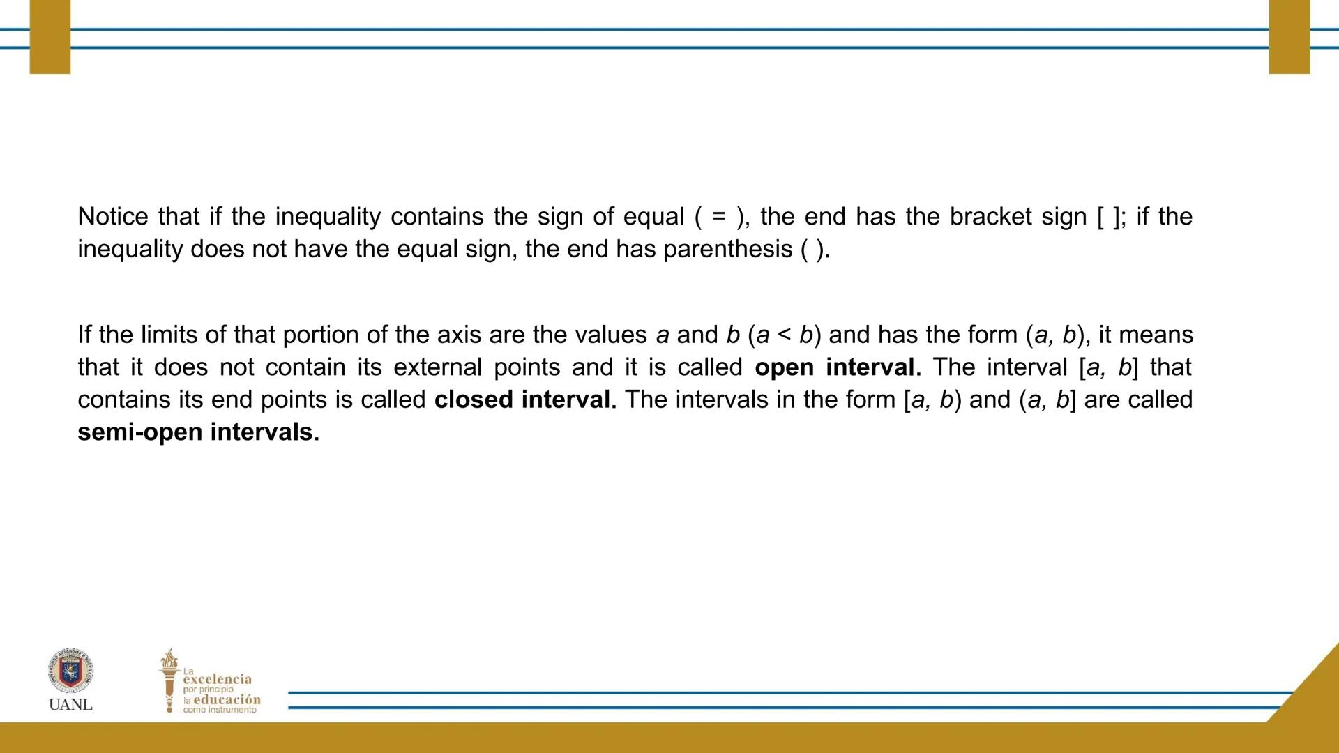 FUNCTIONS AND RELATIONS
STAGE 1:
Presentation
UANL
UNIVERSIDAD AUTONOMA DE NUEVO LEÓN
La
excelencia
por principio
la educación
como instr