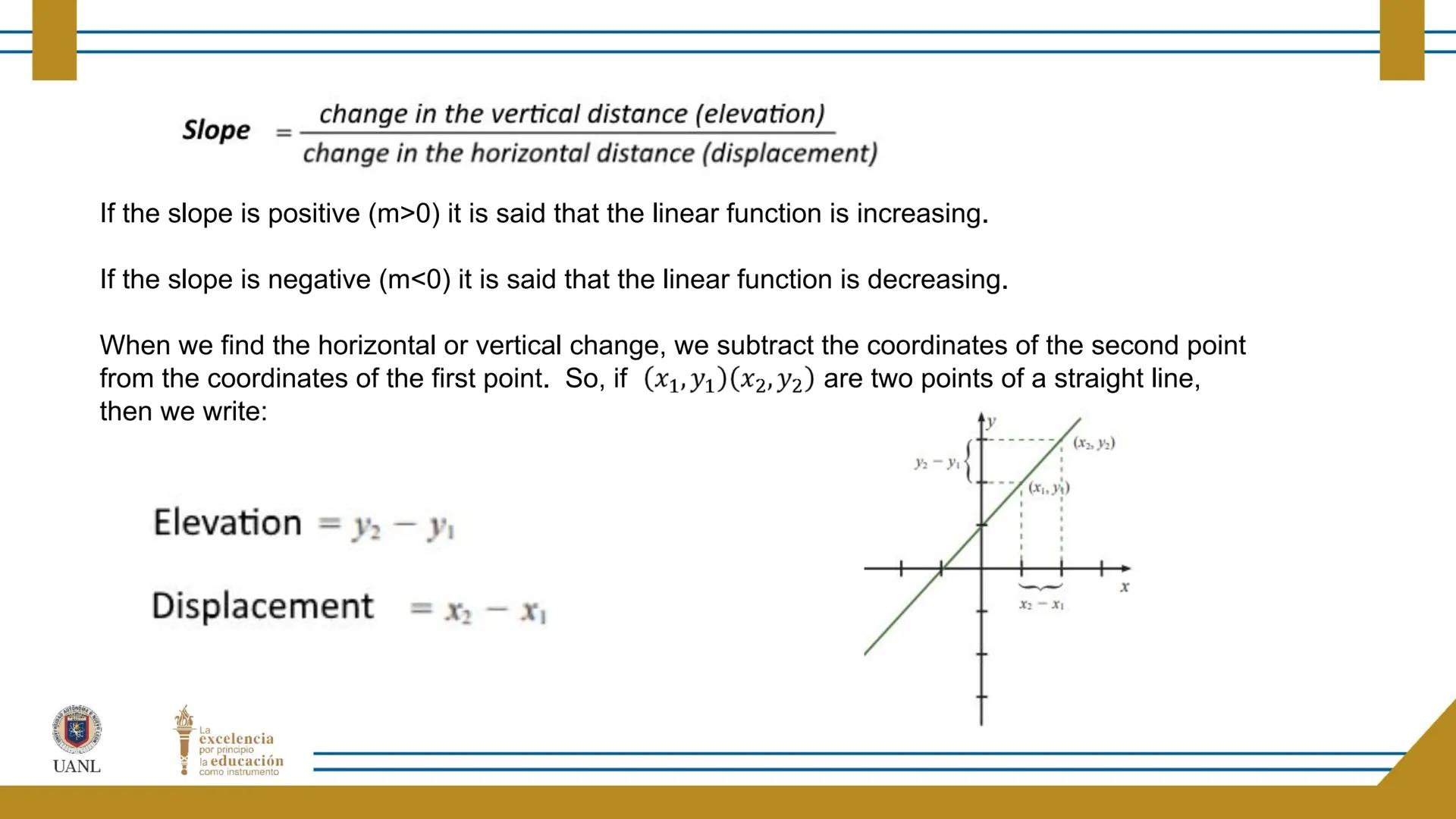 FUNCTIONS AND RELATIONS
STAGE 1:
Presentation
UANL
UNIVERSIDAD AUTONOMA DE NUEVO LEÓN
La
excelencia
por principio
la educación
como instr
