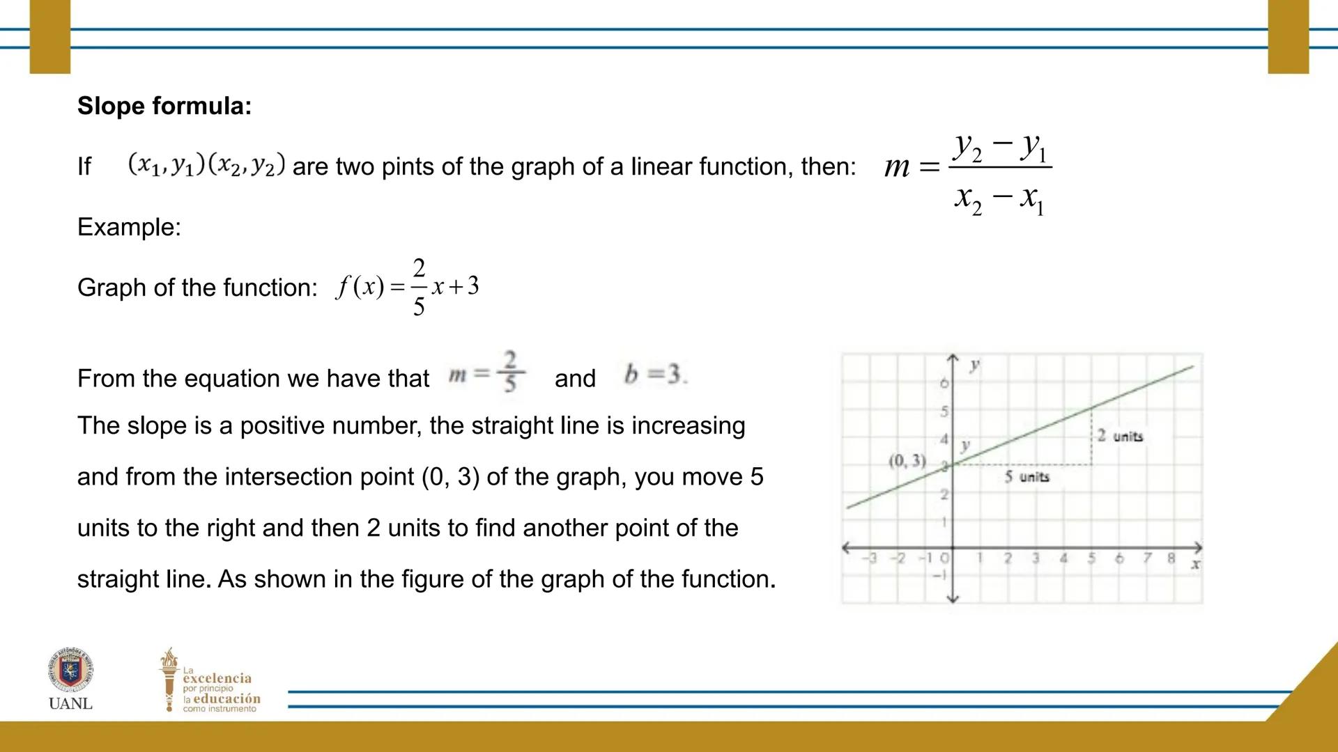 FUNCTIONS AND RELATIONS
STAGE 1:
Presentation
UANL
UNIVERSIDAD AUTONOMA DE NUEVO LEÓN
La
excelencia
por principio
la educación
como instr