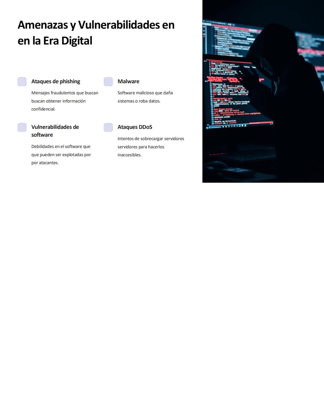 Seguridad Informática:
Protegiendo Nuestro Mundo
Digital
En un mundo digital, proteger nuestros datos es crucial para la seguridad person
