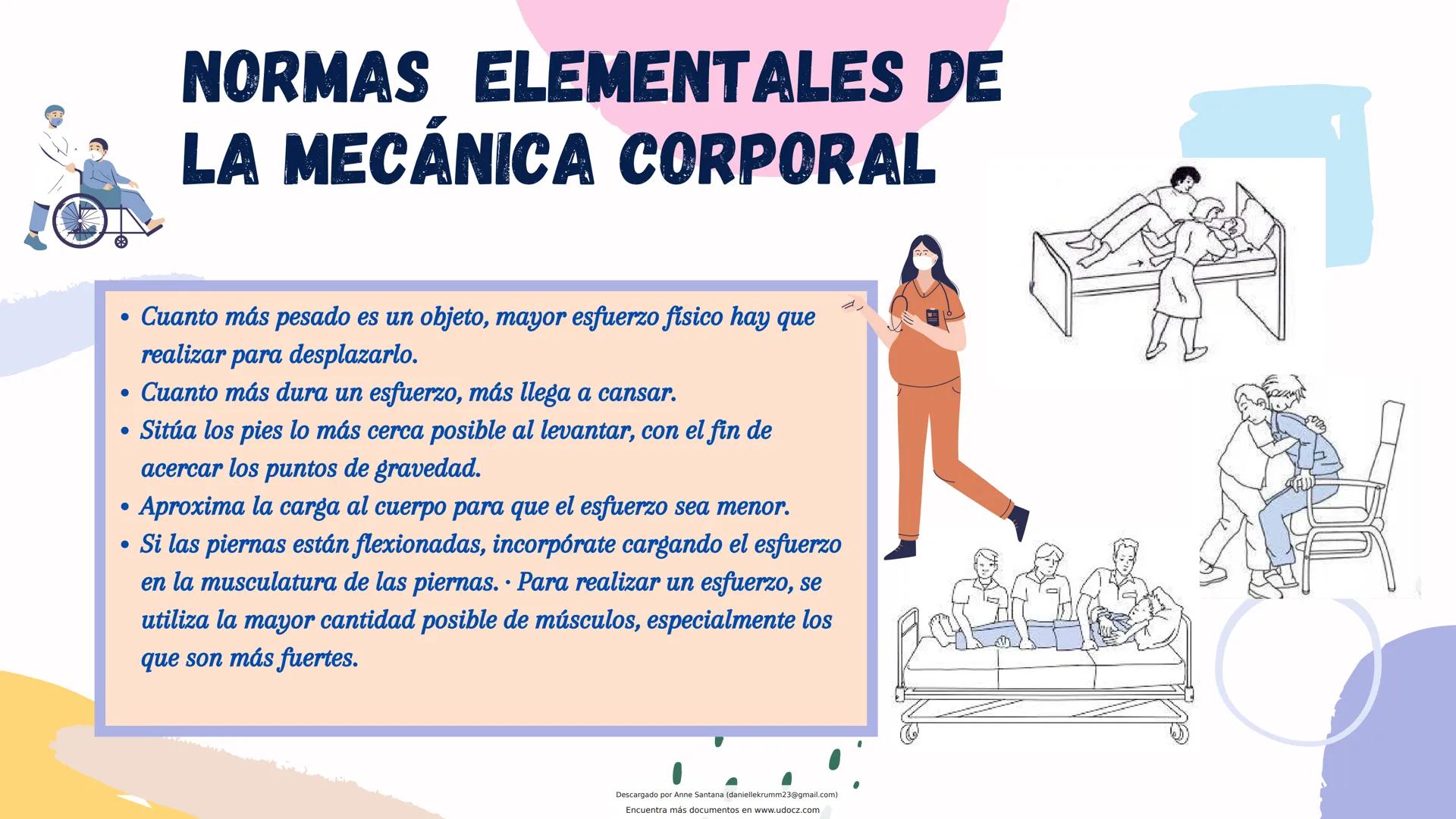 # U Docz
Accede a apuntes, guías, libros y más de tu carrera
Mecánica Corporal
10 pag.
Descargado por Anne Santana (daniellekrumm23@gmai