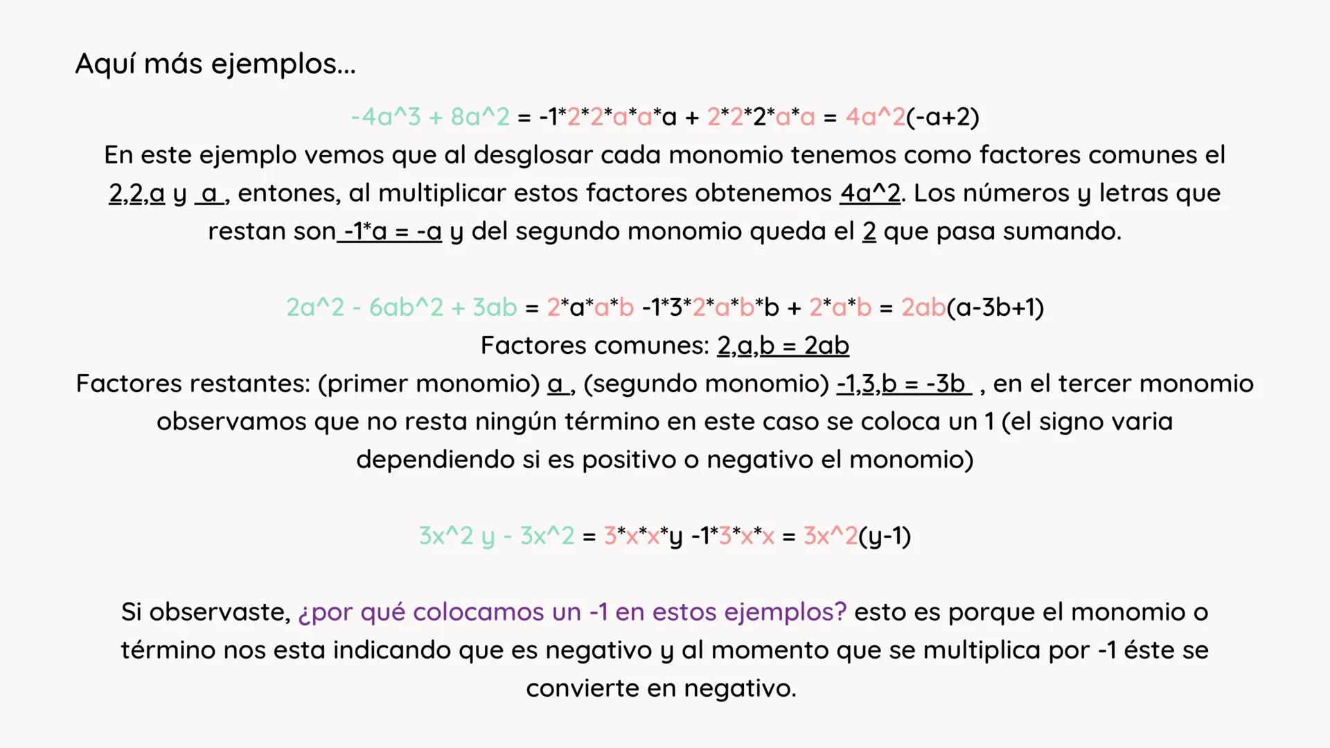 ויויוי
FACTORIZACIÓN
POR FACTOR COMÚN
@ximenapre_nuoux
ויויויב
ויויו
Lיויויויוי ¿QUÉ ES FACTORIZAR?
Factorizar es el proceso inverso a desar