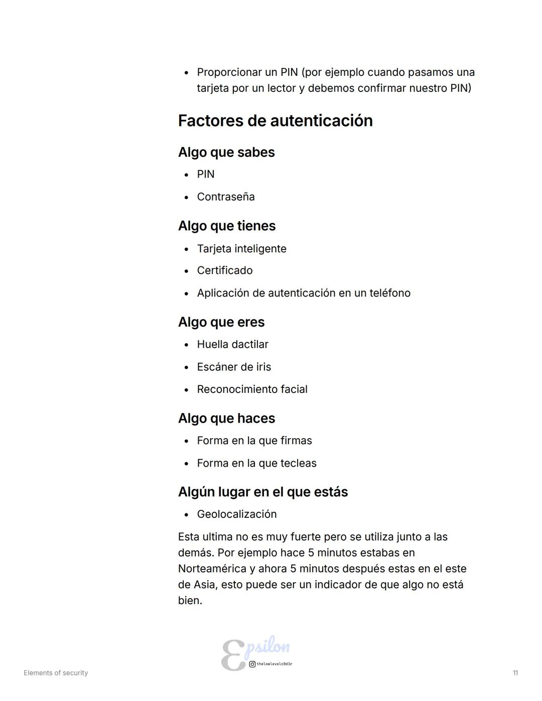 # Elements of security
Tipo
Anotaciones
= Etiquetas CIA Triad Ciberseguridad Seguridad de la información
## Objetivos
* Tener una vist