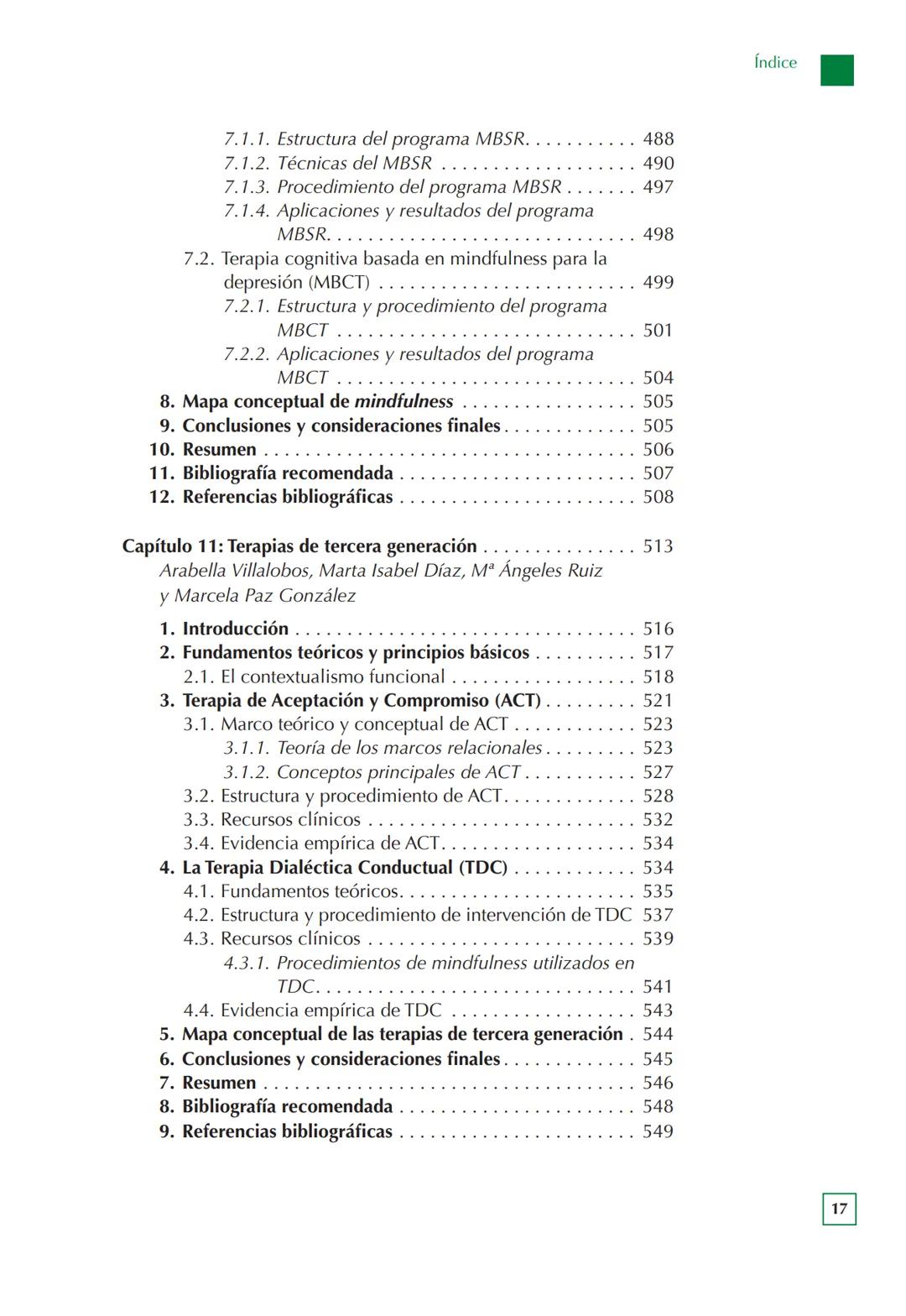 Manual de Técnicas de Intervención
Cognitivo Conductuales
Mª ÁNGELES RUIZ FERNÁNDEZ
MARTA ISABEL DÍAZ GARCÍA
ARABELLA VILLALOBOS CRESPO
UN