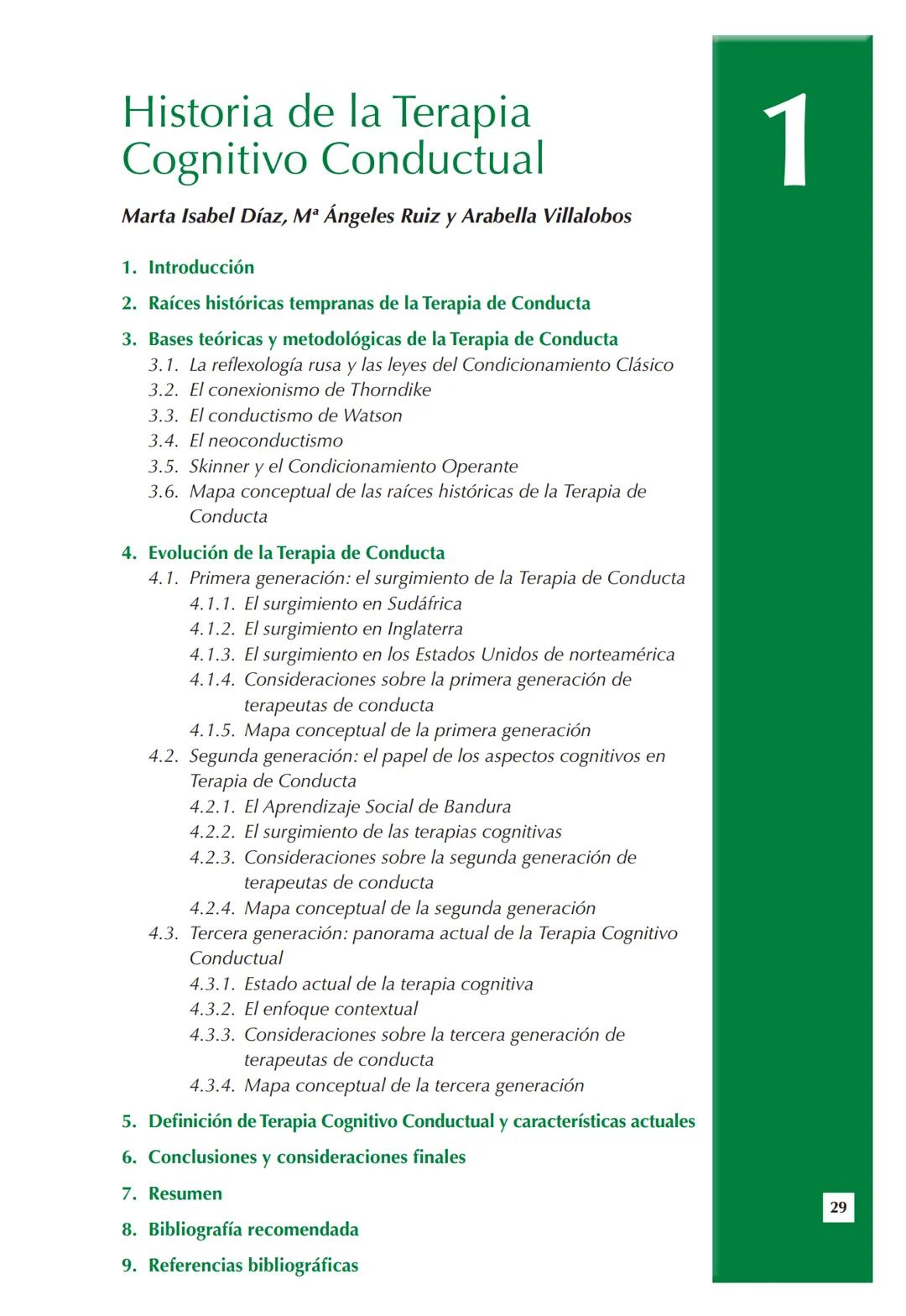 Manual de Técnicas de Intervención
Cognitivo Conductuales
Mª ÁNGELES RUIZ FERNÁNDEZ
MARTA ISABEL DÍAZ GARCÍA
ARABELLA VILLALOBOS CRESPO
UN